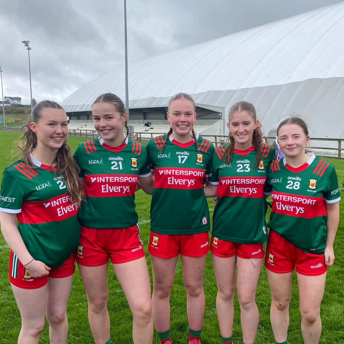 Congratulations to Anna Hanly, Chloe Fahey, Caoimhe McHale, Emily Moran and Grace Bailey on winning the Connacht Final with the Mayo u16 LGFA team. 
They defeated Galway after extra time! Well done girls! 👏🏻 
💚❤

#mayoladiesgaelicfootball
#stjosep