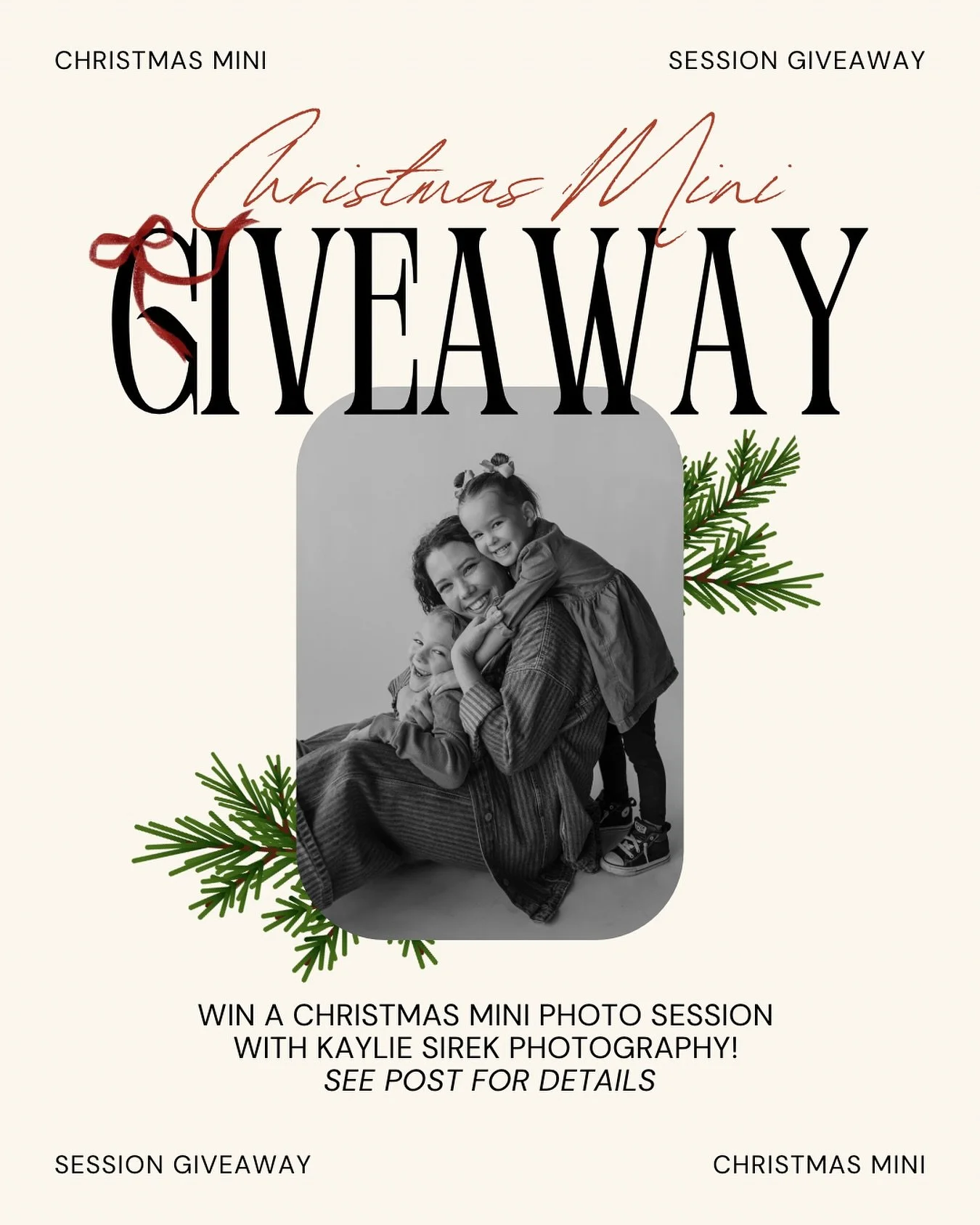 ⭐️ Christmas Mini Session GIVEAWAY! ⭐️

November is here, which means it&rsquo;s basically Christmas&hellip; so let&rsquo;s spread some cheer with a giveaway! 💫

One lucky winner will receive a Christmas Mini Session with me! These sessions are perf