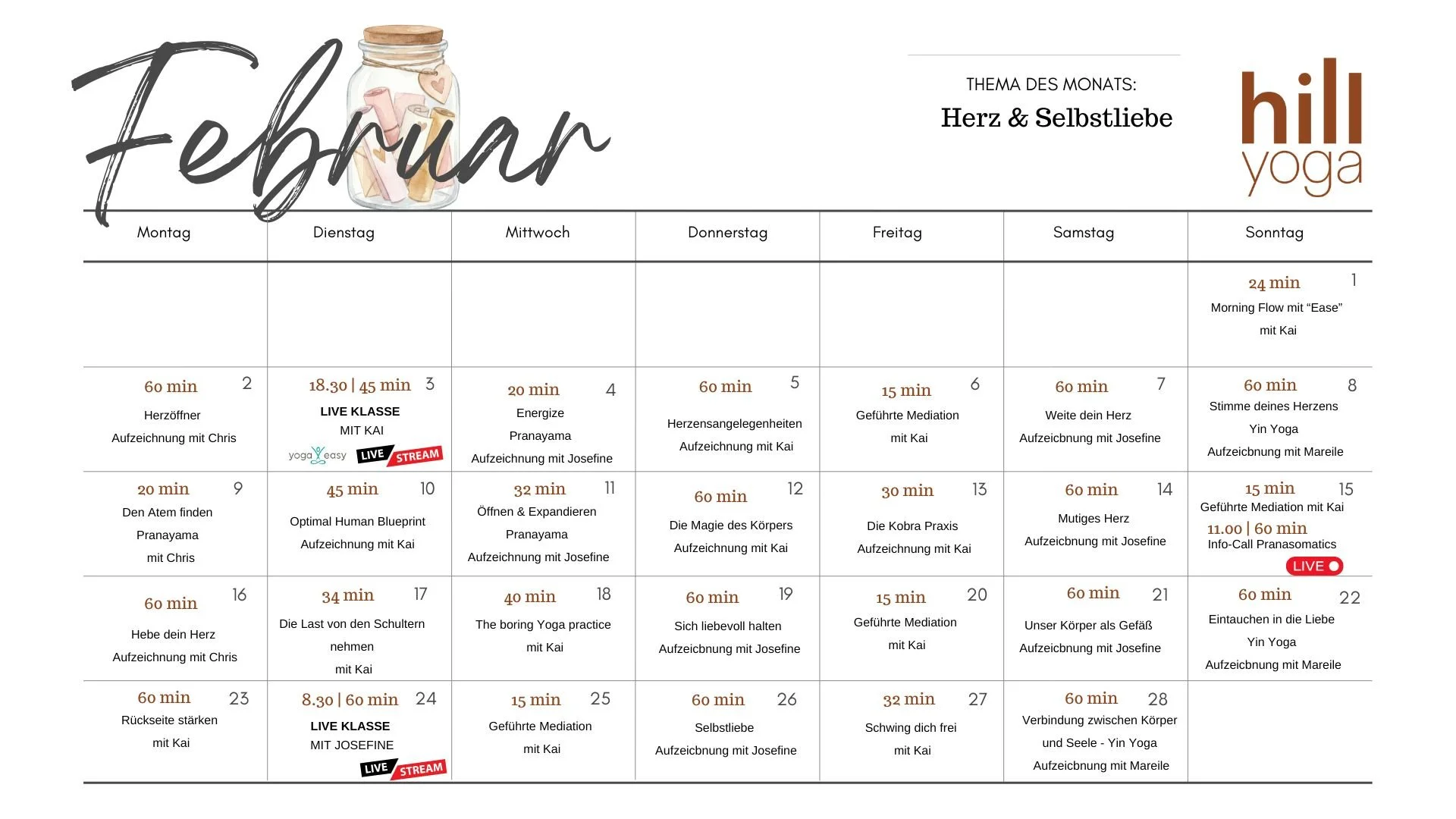 Herz & Selbstliebe im Februar