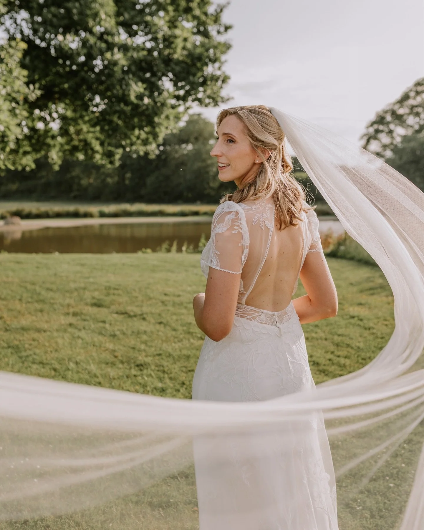 Laurie &amp; Sam 🤍
.
.
Gah I love everything about this day and these photos, such a chill vibe but a day full of so much love. ✨
.
.
Photographer: @charleighvictoriaphotography 
Videographer: @jordanmansfieldweddings 
Venue: @southlandsbarn 
Hair: 