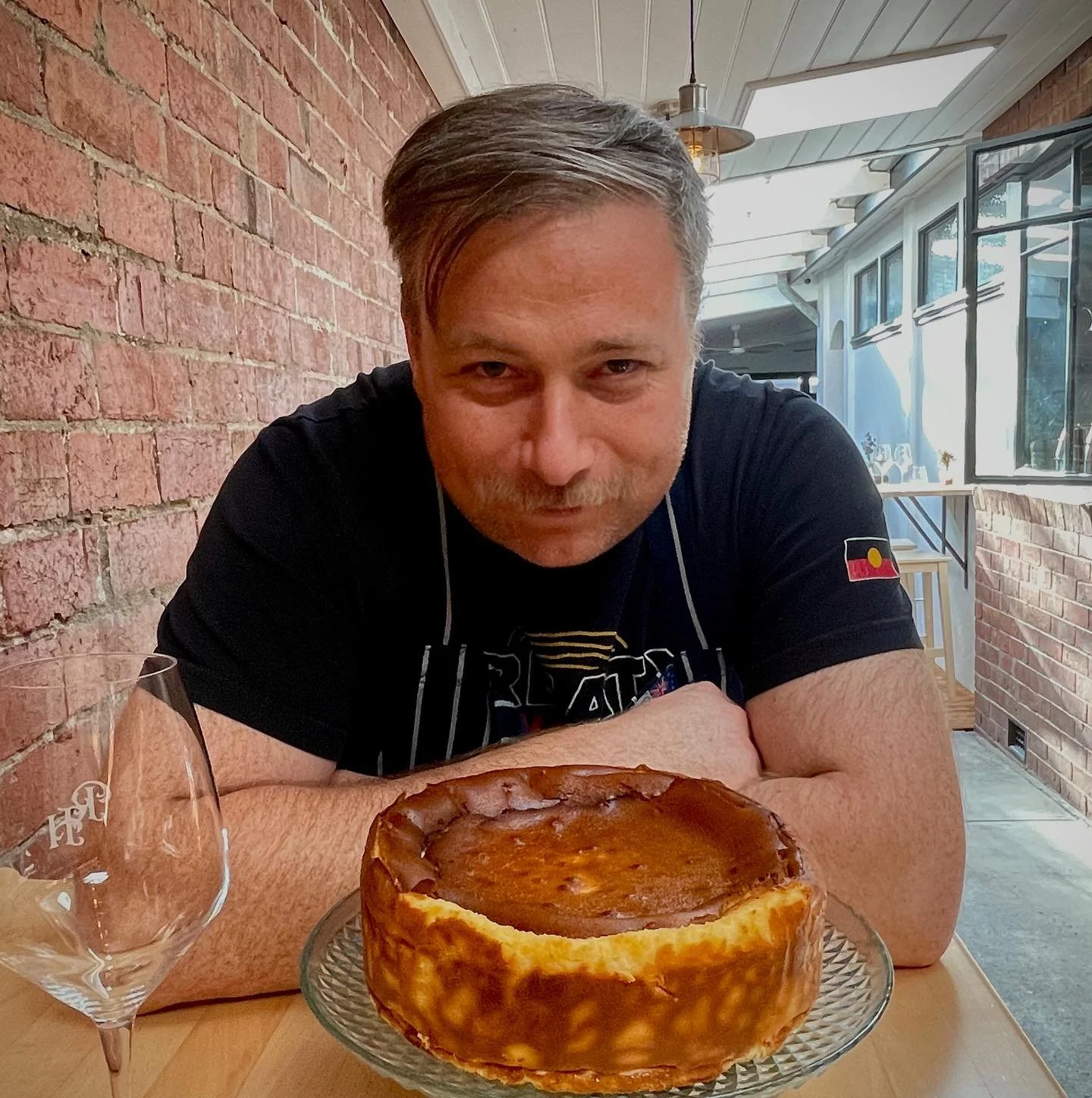 Everyone&rsquo;s Favourite Dessert! 
.
.
Basque Cheesecake served with a Belgian Chocolate Sauce
.
.
.
Seriously Irresistible 🤤
come and try it today! 
.
.
.
.
#northcotesocialclub #westgarthvillage #westgarth #melbournefoods #foodandwine #basqueche