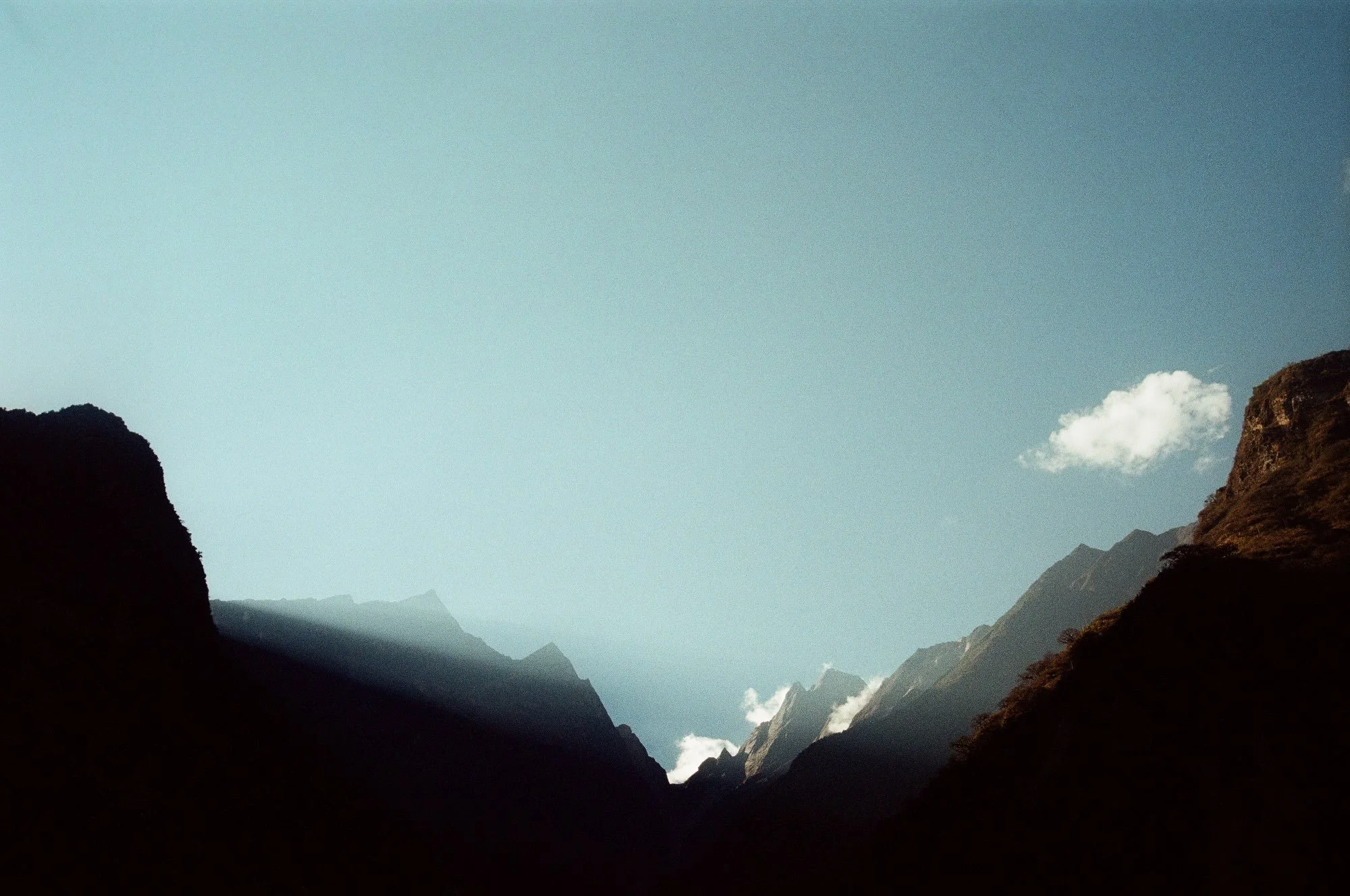 First post here in a few years. I&rsquo;ve been shooting film again lately, and this was one of the frames that made me want to start sharing some of it.

That August morning, somewhere in the high Andes, my guide Percy had been telling me about the 