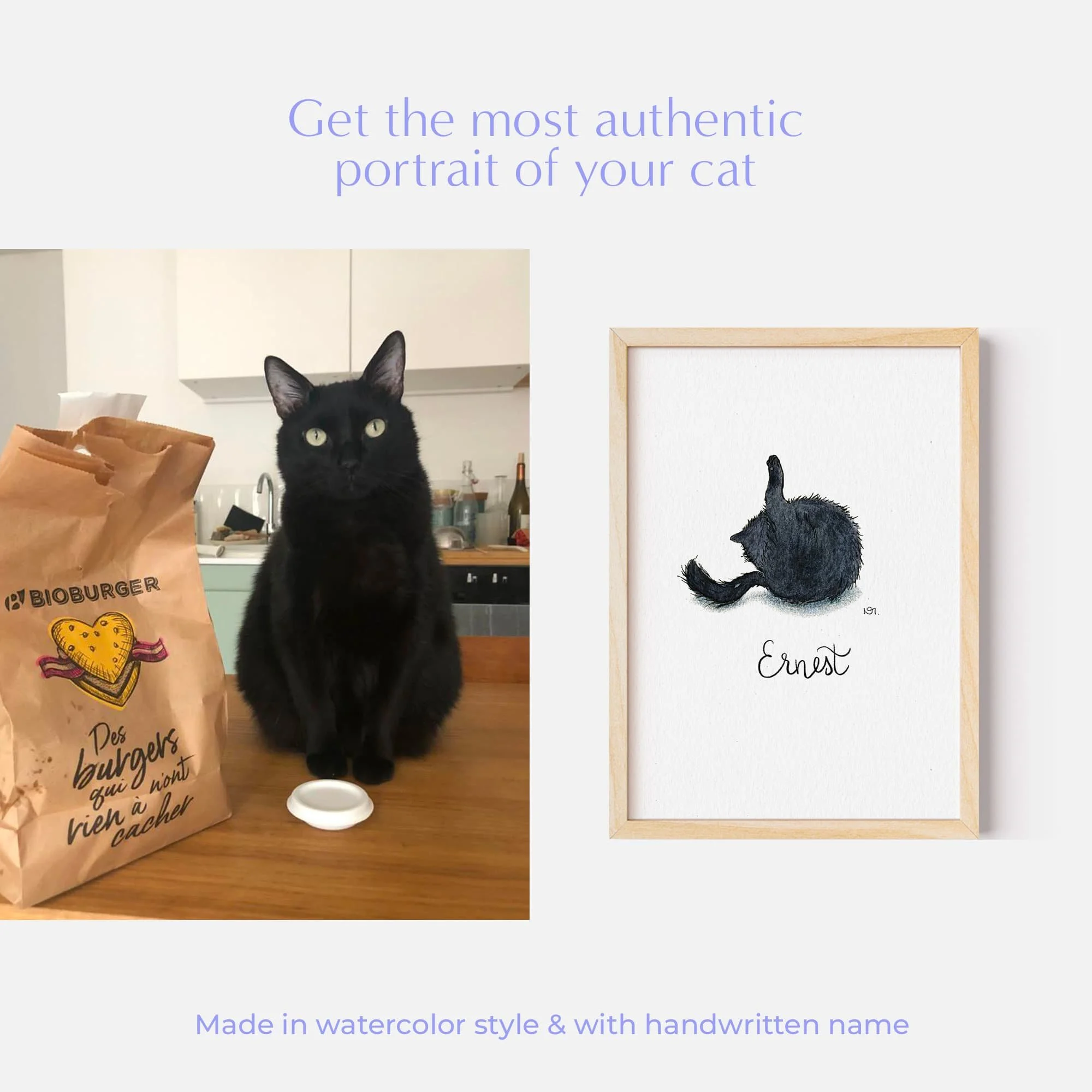 Custom cat portrait