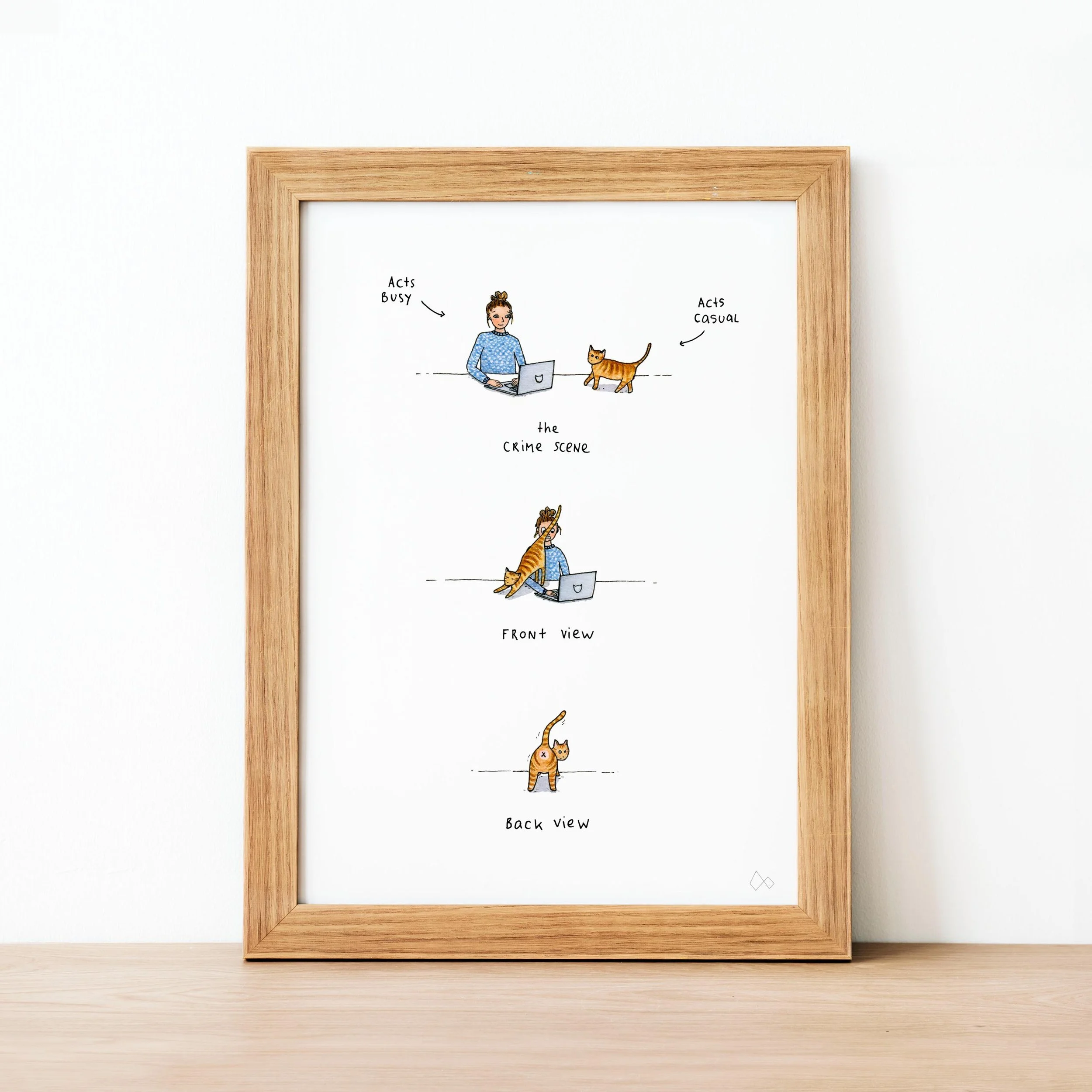 Casual cat – Print