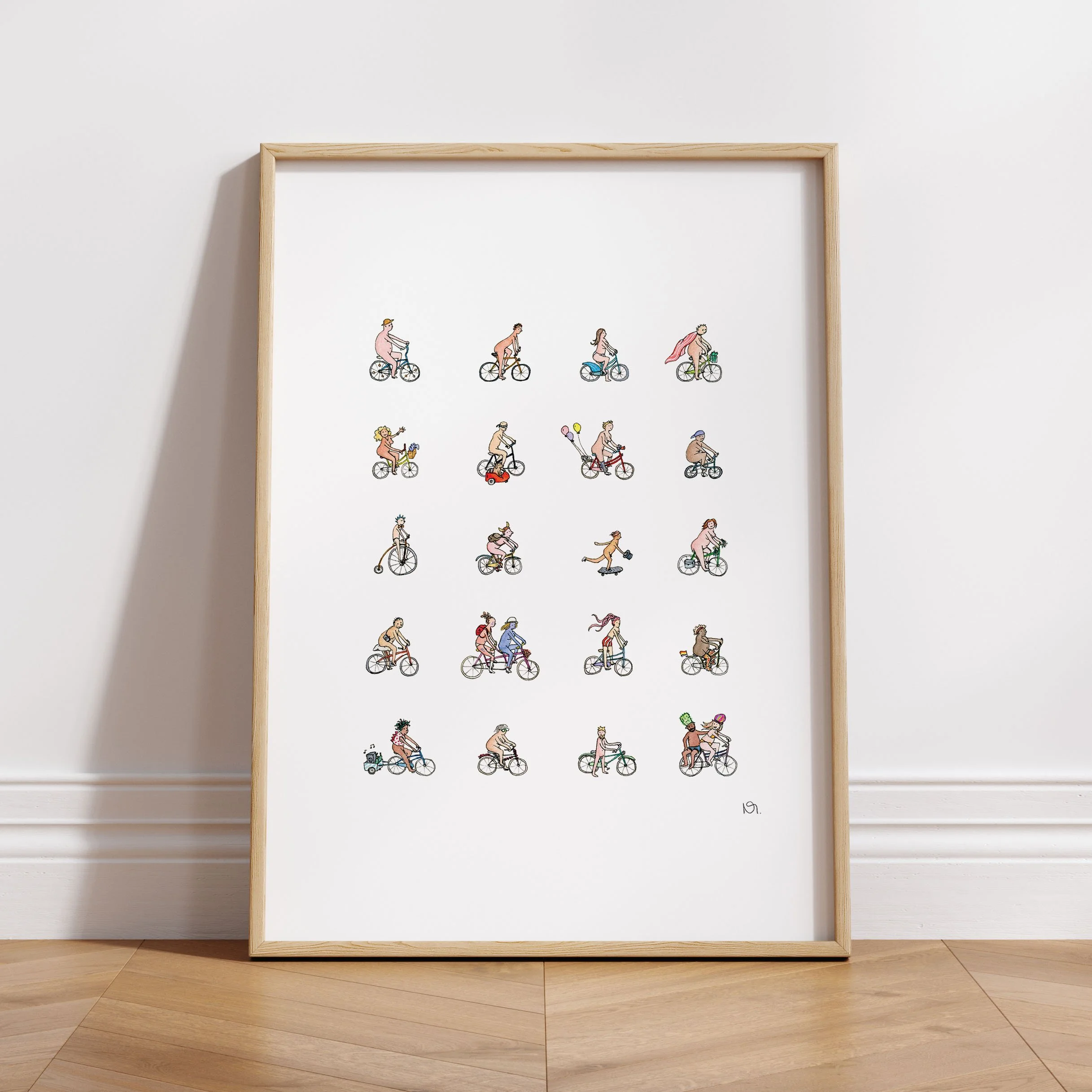 The Naked Bike Ride – Print