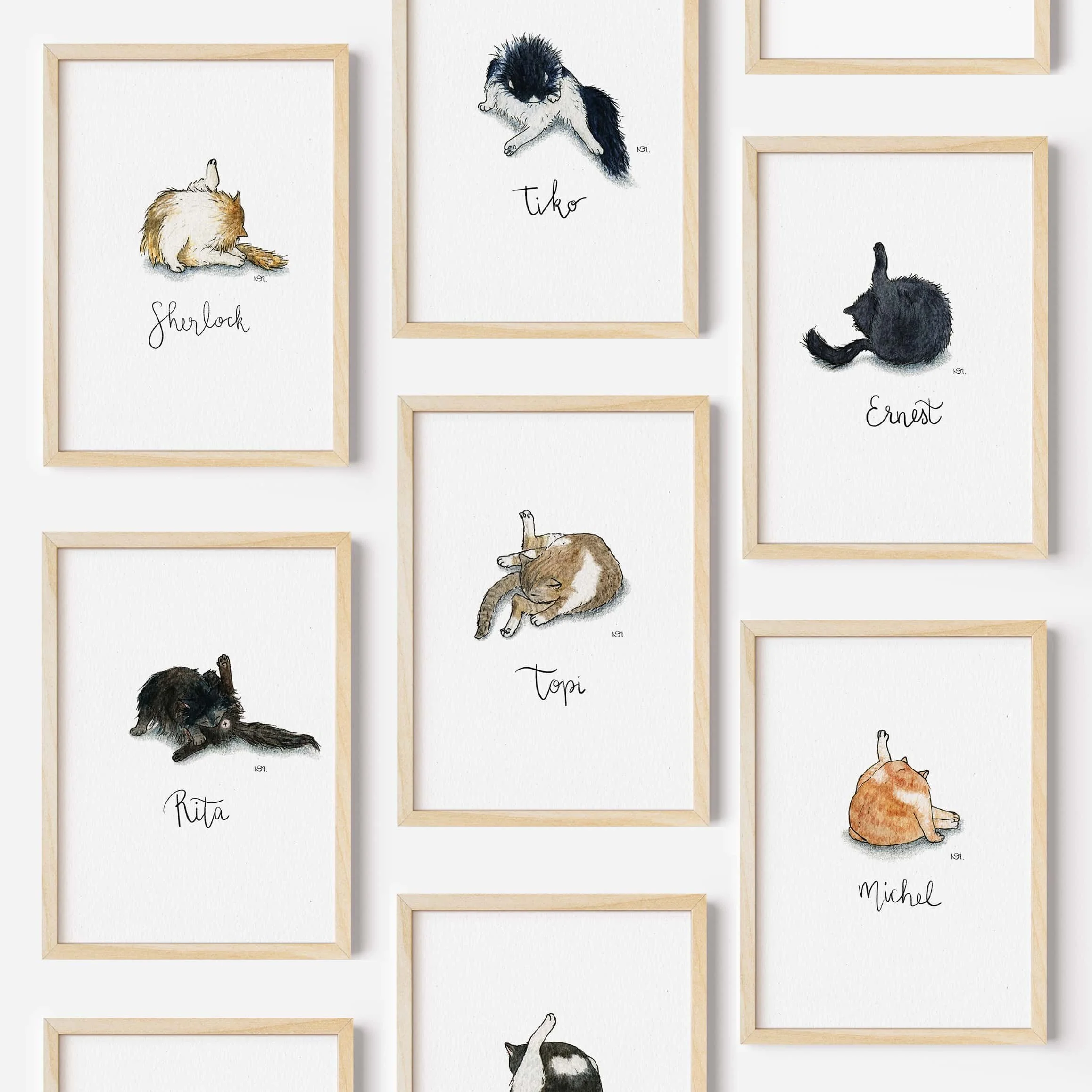 Custom cat portrait