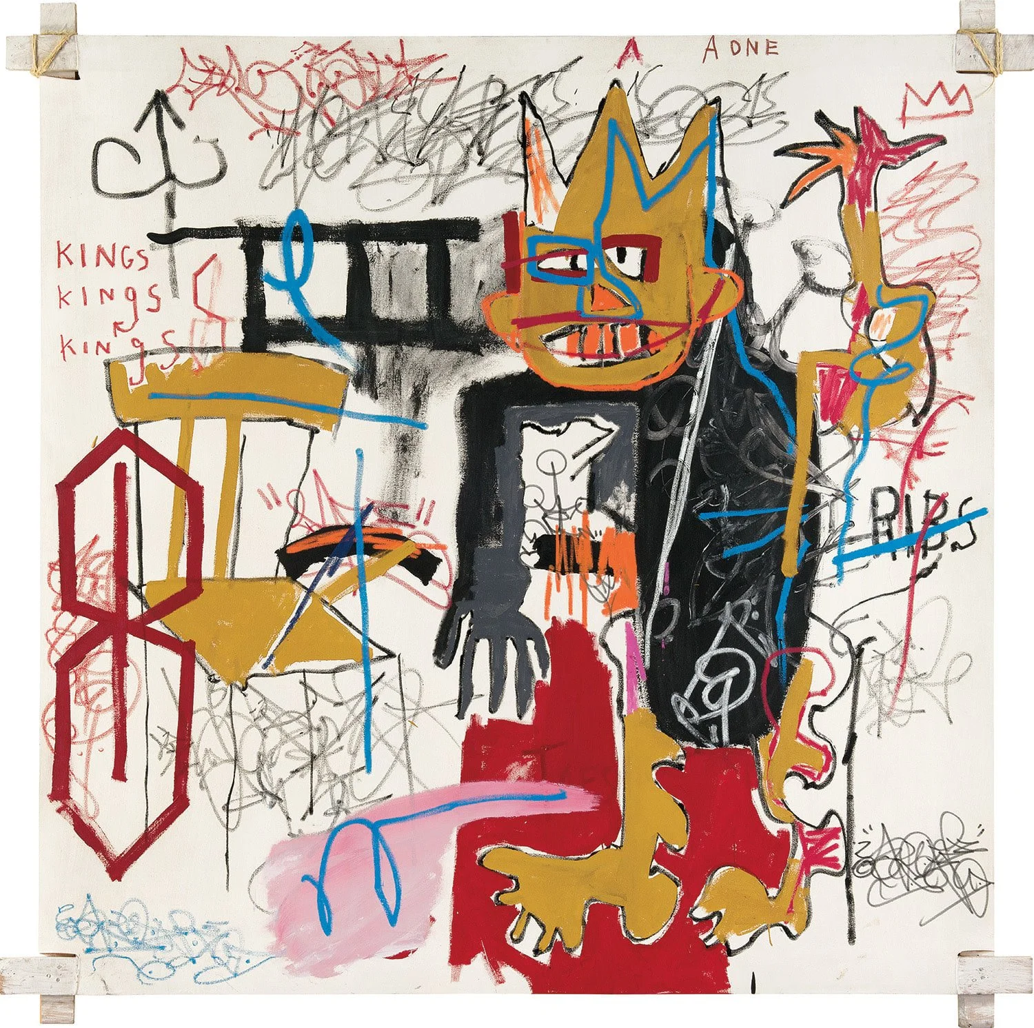 The story behind AONE A.K.A. KINGs by Jean Michel Basquiat by kool koor