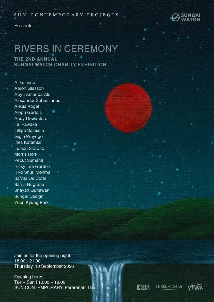 hot art bali: Rivers in Ceremony, Art in Support of Sungai Watch