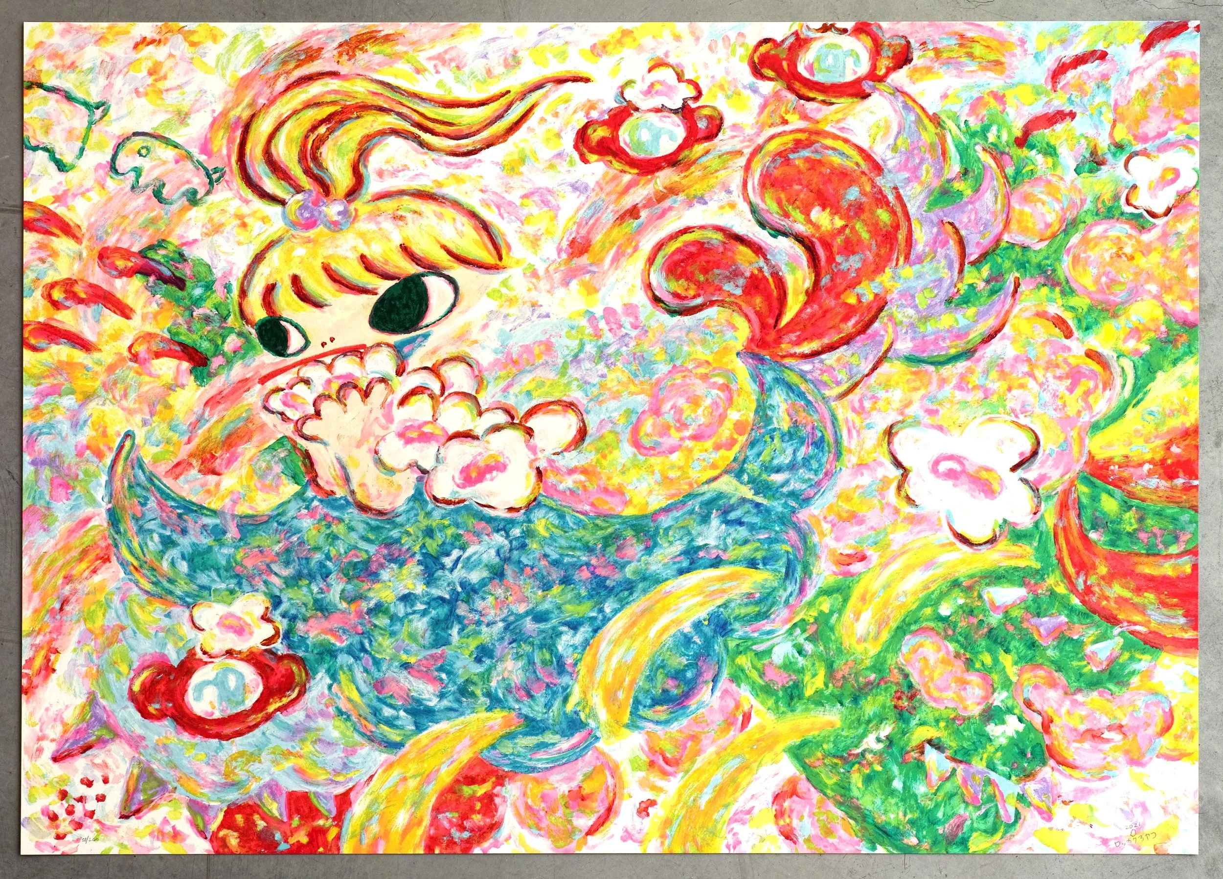 Ayako Rokkaku_untitled_print A_2021