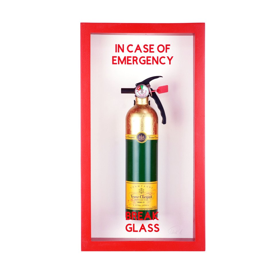 Plastic Jesus_In case of emergency break glass-Veuve Cliquot