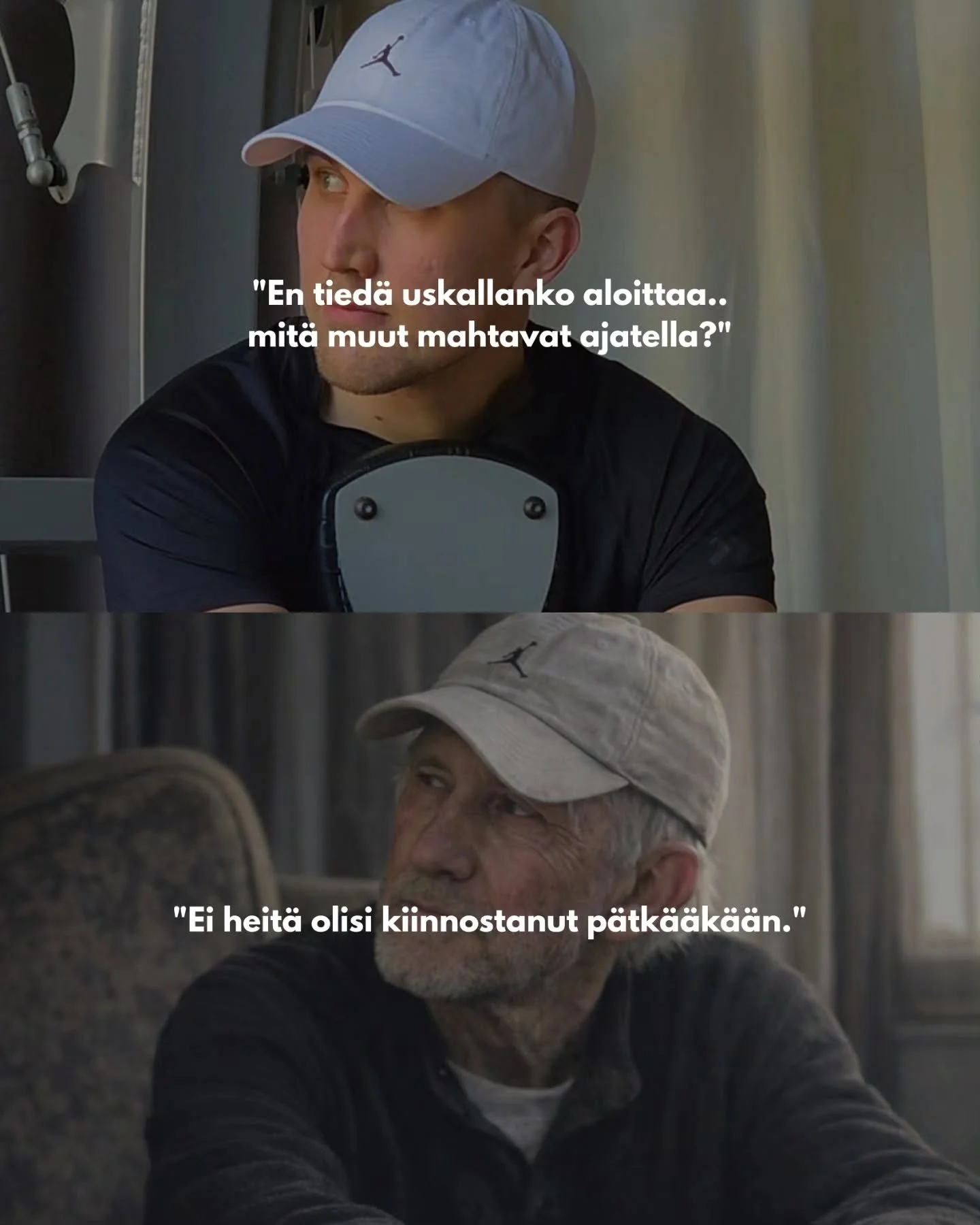 En tied&auml; uskallanko aloittaa&hellip; 
mit&auml; muut mahtavat ajatella?&rdquo;

Se ajatus k&auml;y l&auml;hes jokaisen mieless&auml; jossain vaiheessa.

Pelko siit&auml;, mit&auml; muut ajattelevat.
Pelko ep&auml;onnistumisesta.
Pelko siit&auml;