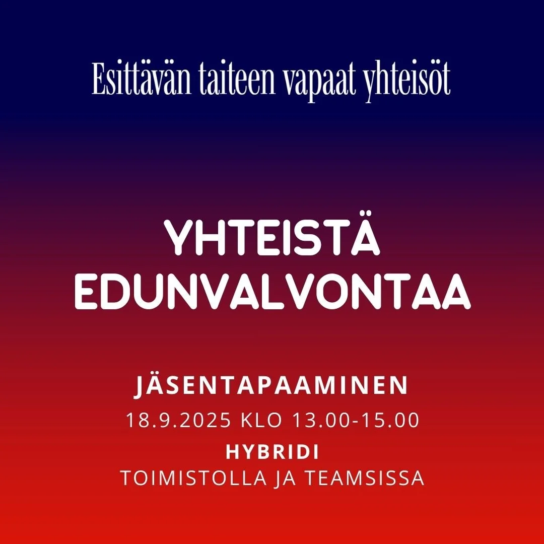 Jäsentapaaminen: Yhteistä edunvalvontaa