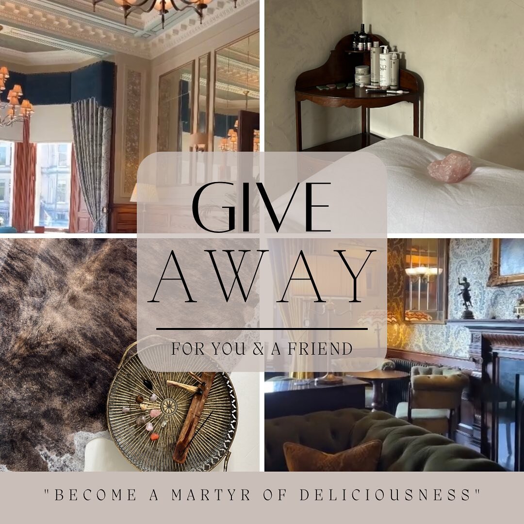 To celebrate my move to the studio of my dreams, I&rsquo;m delighted to share this giveaway where the pleasure principal definitely dominates. 

&amp; sharing is caring after all, so I&rsquo;ve thrown in enough indulgence for you &amp; a friend! 

Th