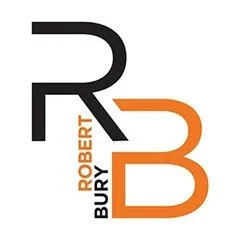 Logo avec les lettres R, B et 3, mentionnant Robert Bury.