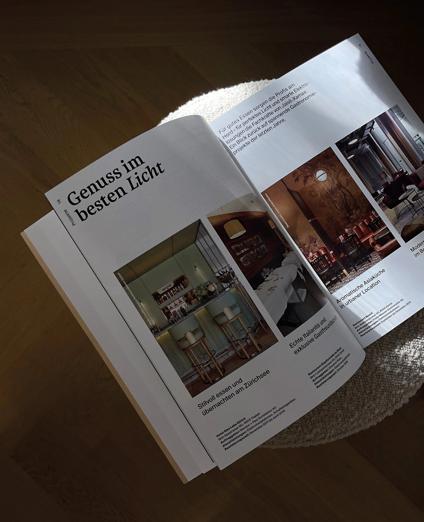 _Our latest work for Jaisli-Xamax AG: the new edition of recharge magazine. ✨⁠
⁠
This issue celebrates culinary delights and sustainability &ndash; with inspiring stories featuring Michelin-starred chef Antonio Colaianni, specialty coffee brand LIGRE