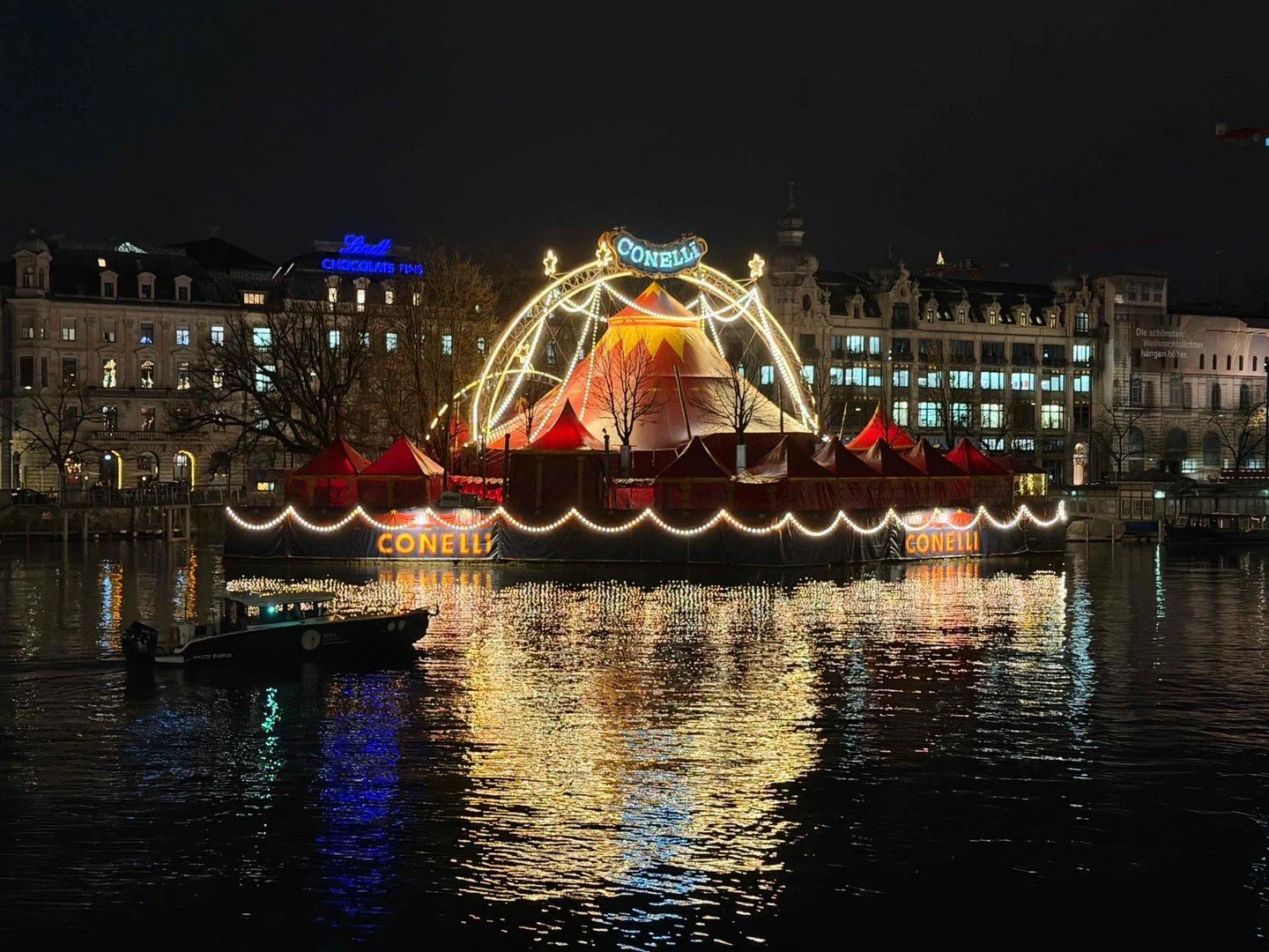 _⁠An unforgettable way to close the year.⁠
⁠
For our client Jaisli-Xamax, we organised an exclusive Christmas dinner for their team at the iconic Circus Conelli in Zurich &mdash; a magical setting for a special occasion.⁠
⁠
Creating experiences that 