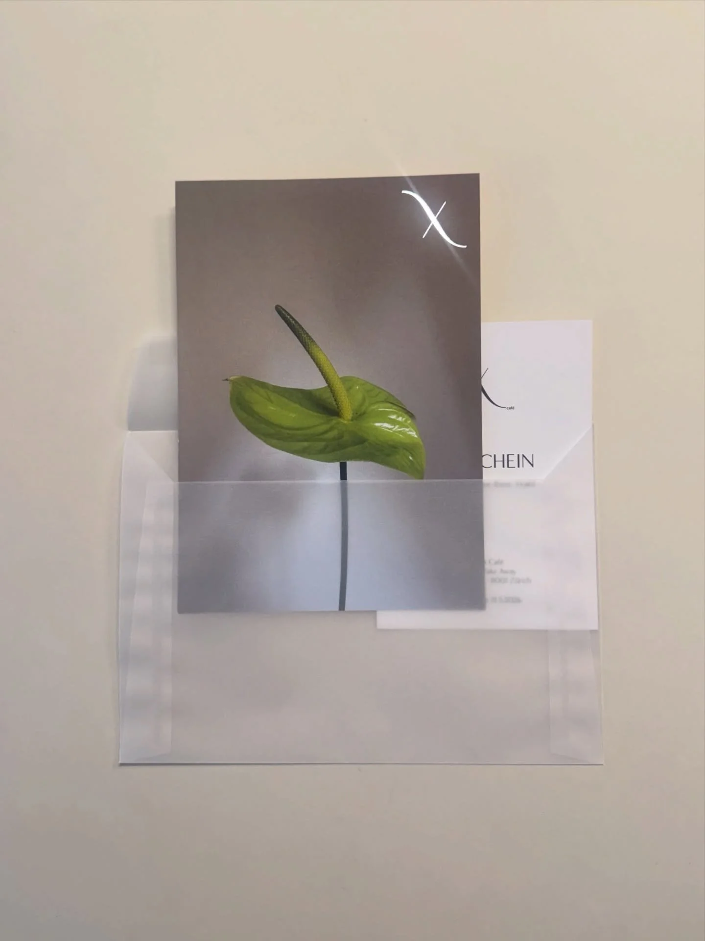 _An Easter greeting, interpreted a little differently.

For @xaniarealestate, we developed a card that leans into the idea of bloom &ndash; subtle, timeless, and quietly confident. A single flower, paired with a silver embossed monogram, replacing th