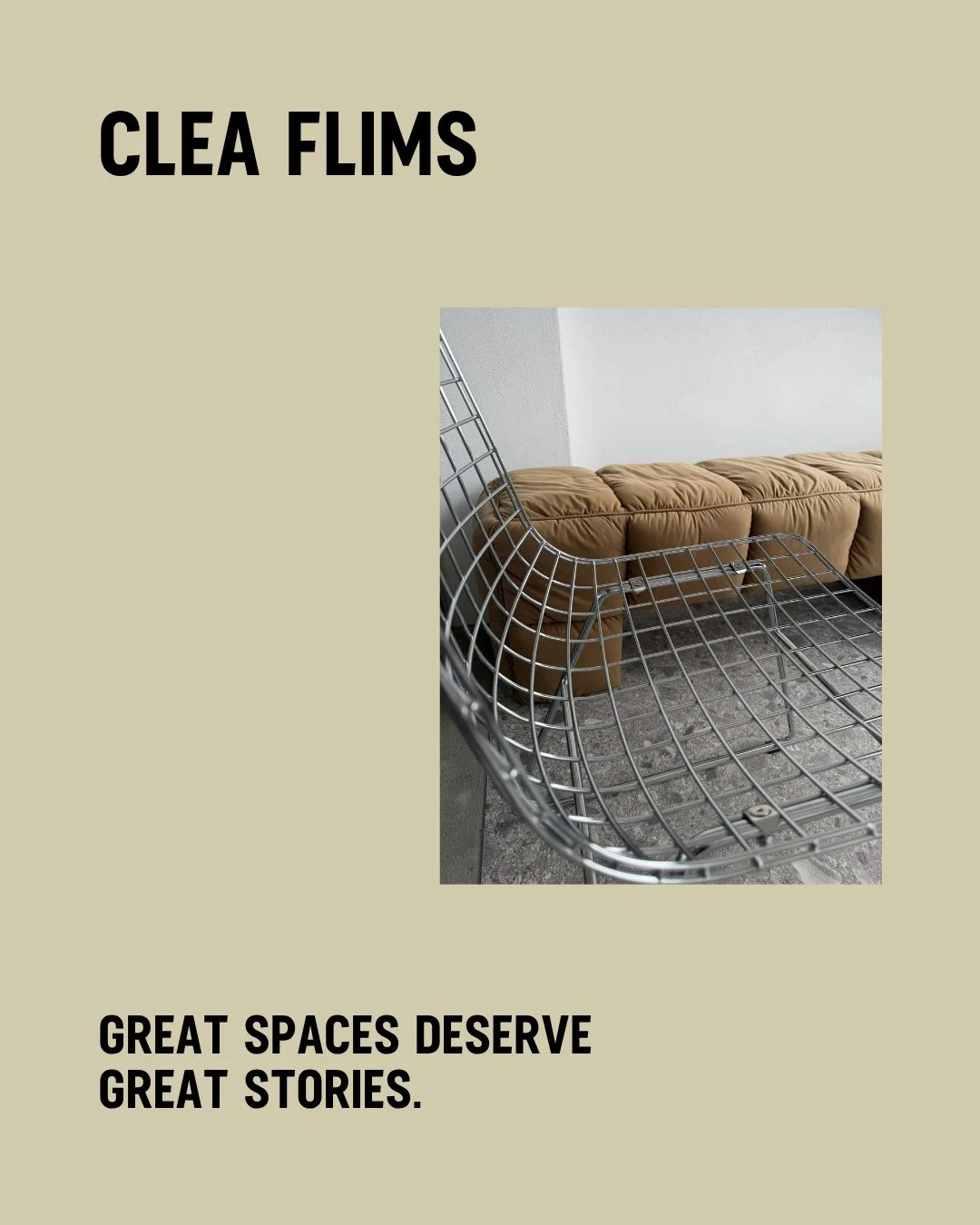 Great spaces deserve great stories!⁠
⁠
We are proud to support Ersilia Sicuro from @the__designstories with her project @clea.flims - bringing strategy, vision and heart to every step. A true passion project. Because when exceptional vacation homes m