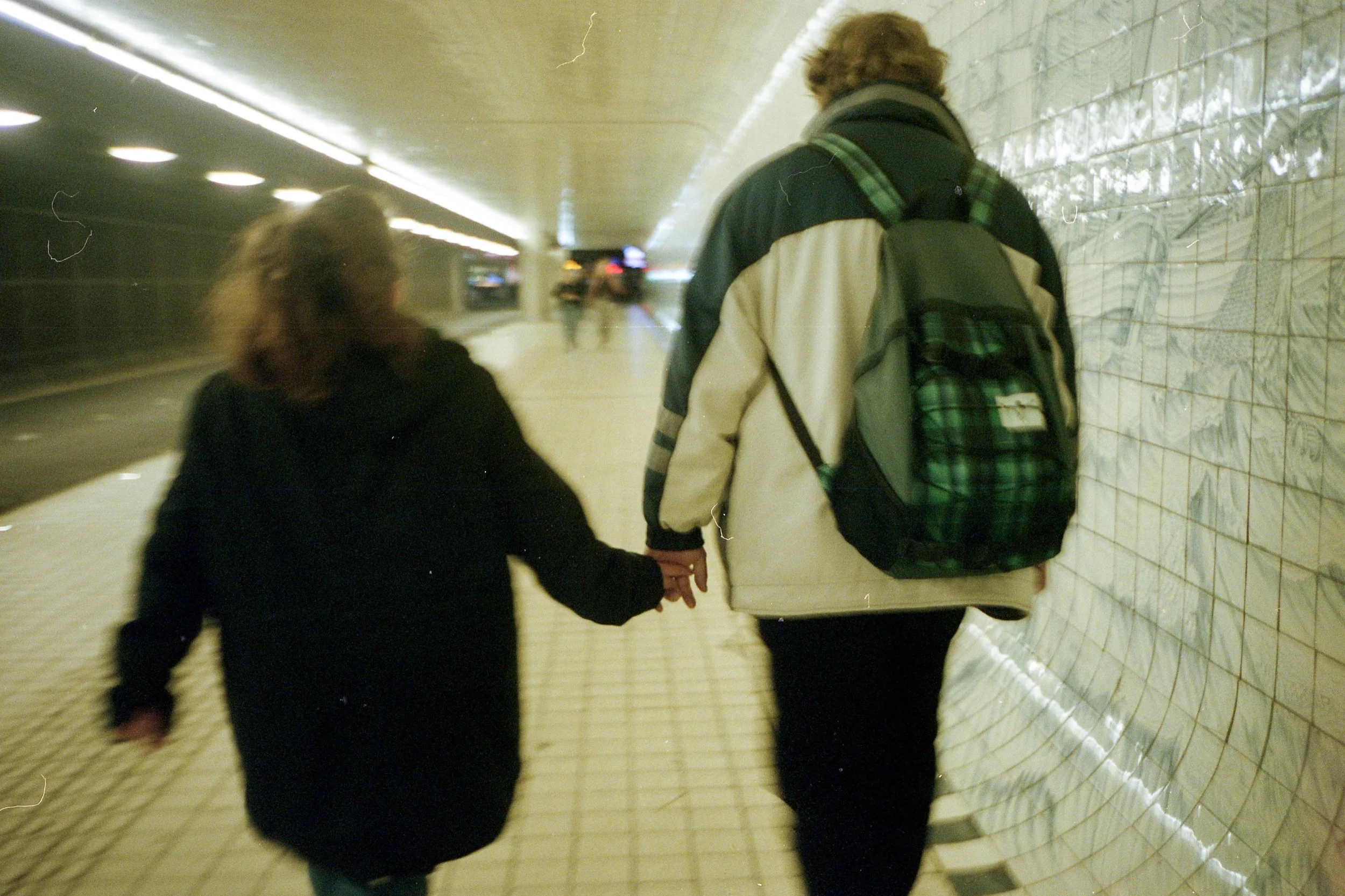 Couple holding hands in Amsterdam (2019)
