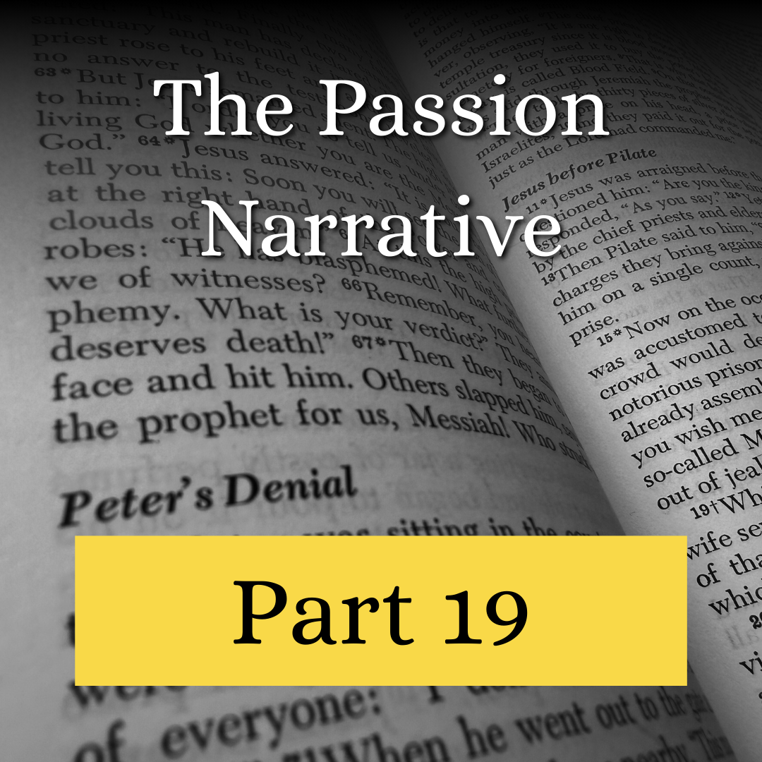 Passion Narrative Session 19 Audio