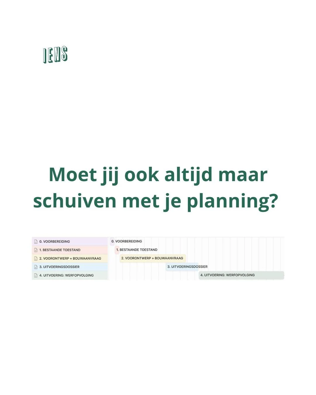 Als jij klaar bent met &lsquo;heel de tijd brandjes te blussen&rsquo; en op zoek bent naar een effici&euml;nt systeem waarop je kan bouwen? 
Dan is 𝗢𝗻𝘁𝘄𝗲𝗿𝗽 𝗷𝗲 𝘀𝘁𝗿𝘂𝗰𝘁𝘂𝘂𝗿 voor jou.

Op 1 december gaan de deuren open.
Enkel via de wach