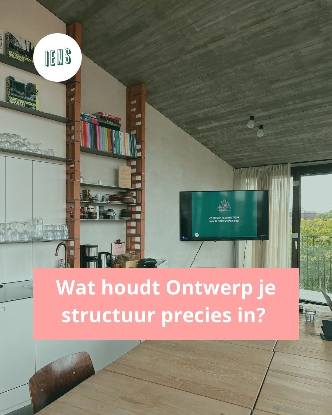 ✨ Klaar voor rust, overzicht en structuur in 2026? ✨

Ontwerp je structuur is h&eacute;t traject voor (interieur)architecten die hun bureau willen 𝘀𝘁𝗿𝗼𝗼𝗺𝗹𝗶𝗷𝗻𝗲𝗻 𝗲𝗻 𝘁𝗶𝗷𝗱 willen winnen. 

Geen losse eindjes meer, maar een helder plan e
