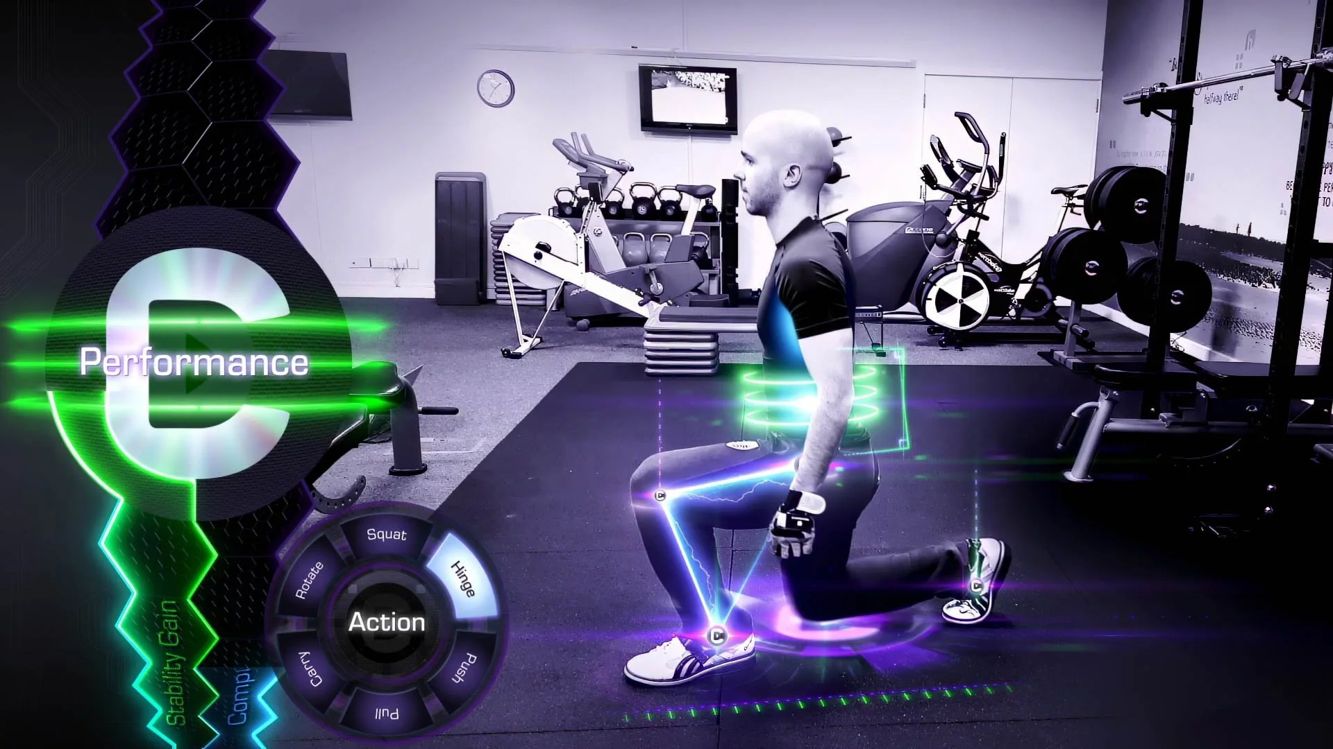 0 SpineLab Visualising the split squat. Video demonstrates the contrast between action - how a person coordinates mvement - and core stability - how it manages force demands of the move.jpg