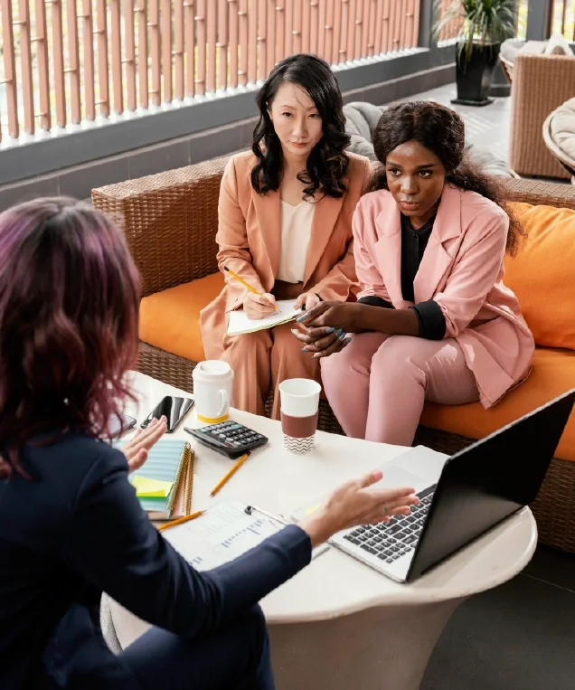 certified HR professionals reviewing documents and advising leadership on employee relations, compliance, and HR management services for Ohio businesses.