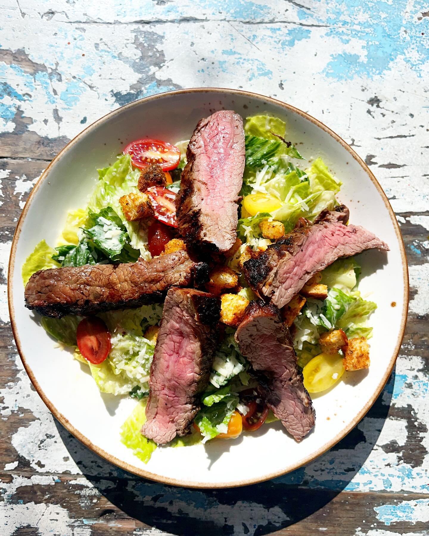 Steak Cesar Salad with house-made croutons