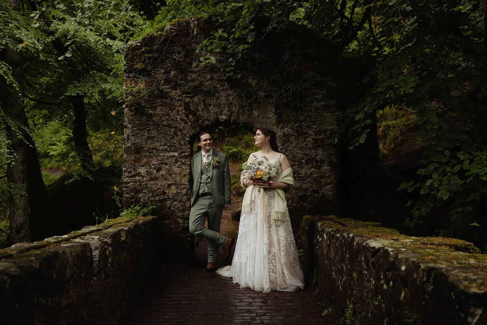 An Elopement in the Woods and The Hermitage in Perthshire
