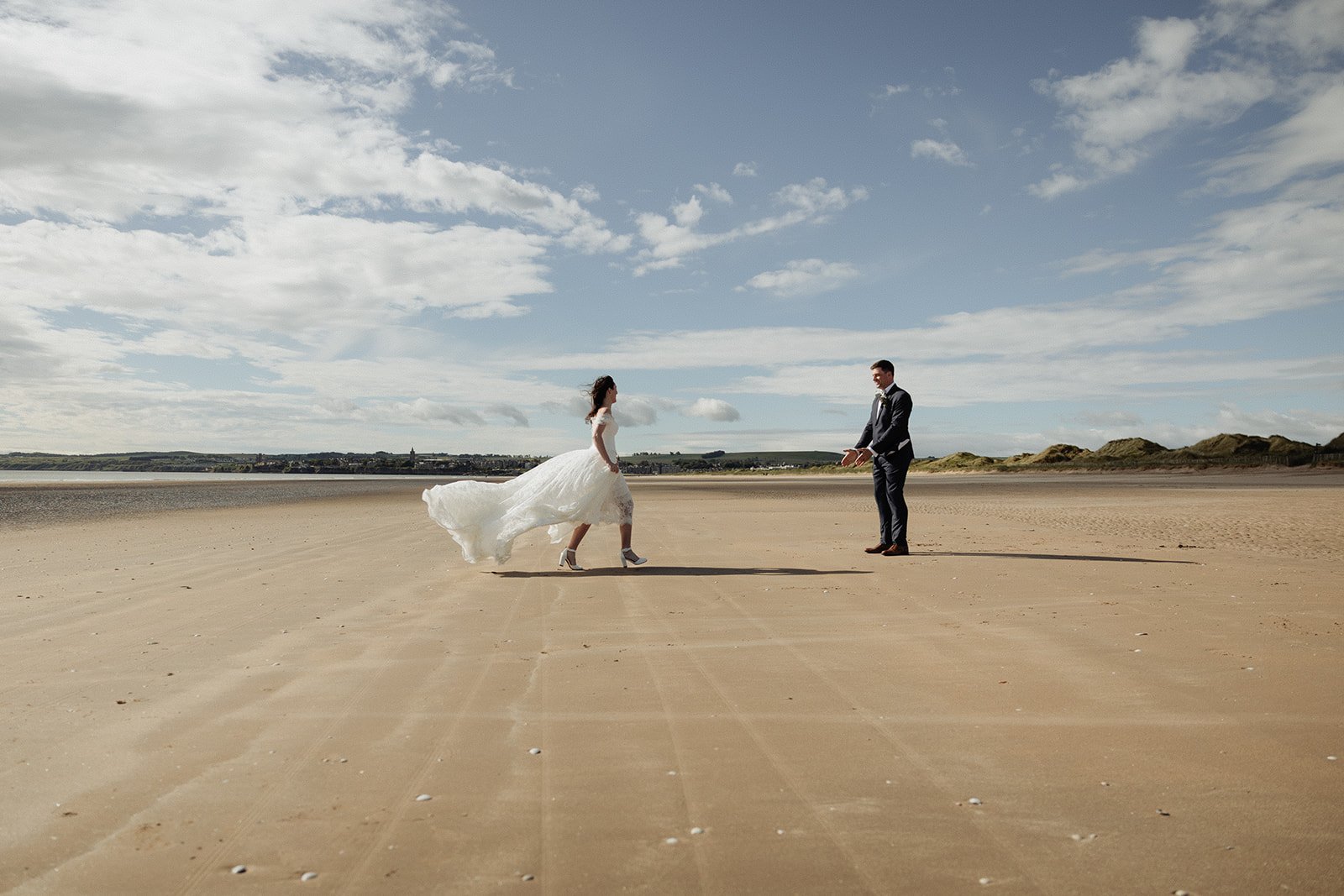 A Beachy Elopement in St Andrews