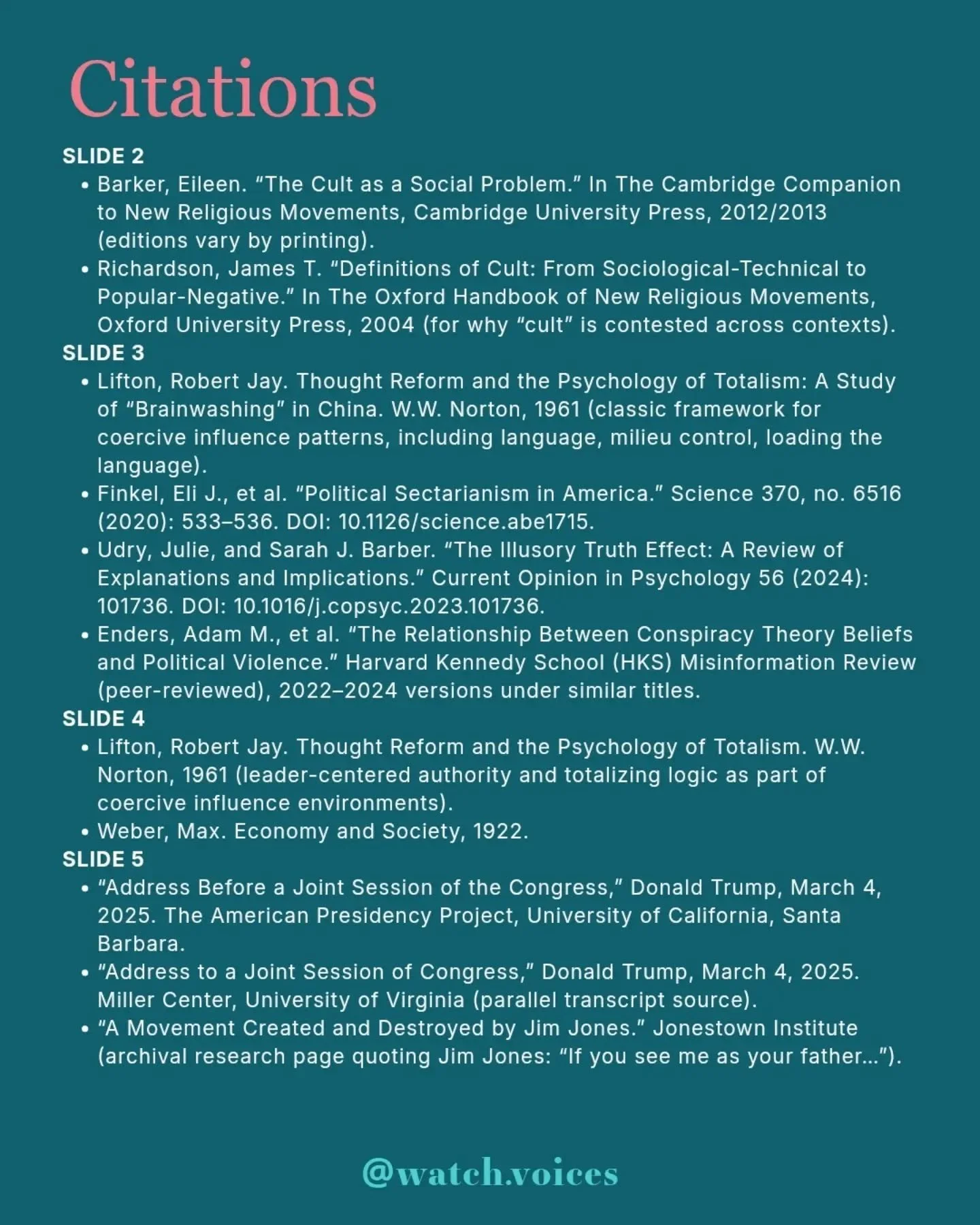 In our last post, we gave 8 patterns that sociologists, psychologists, and researchers use to identify cults, or as they are called in the academic world, high-control groups.

We analyzed MAGA through those 8 patterns, finding, to nobody's surprise,