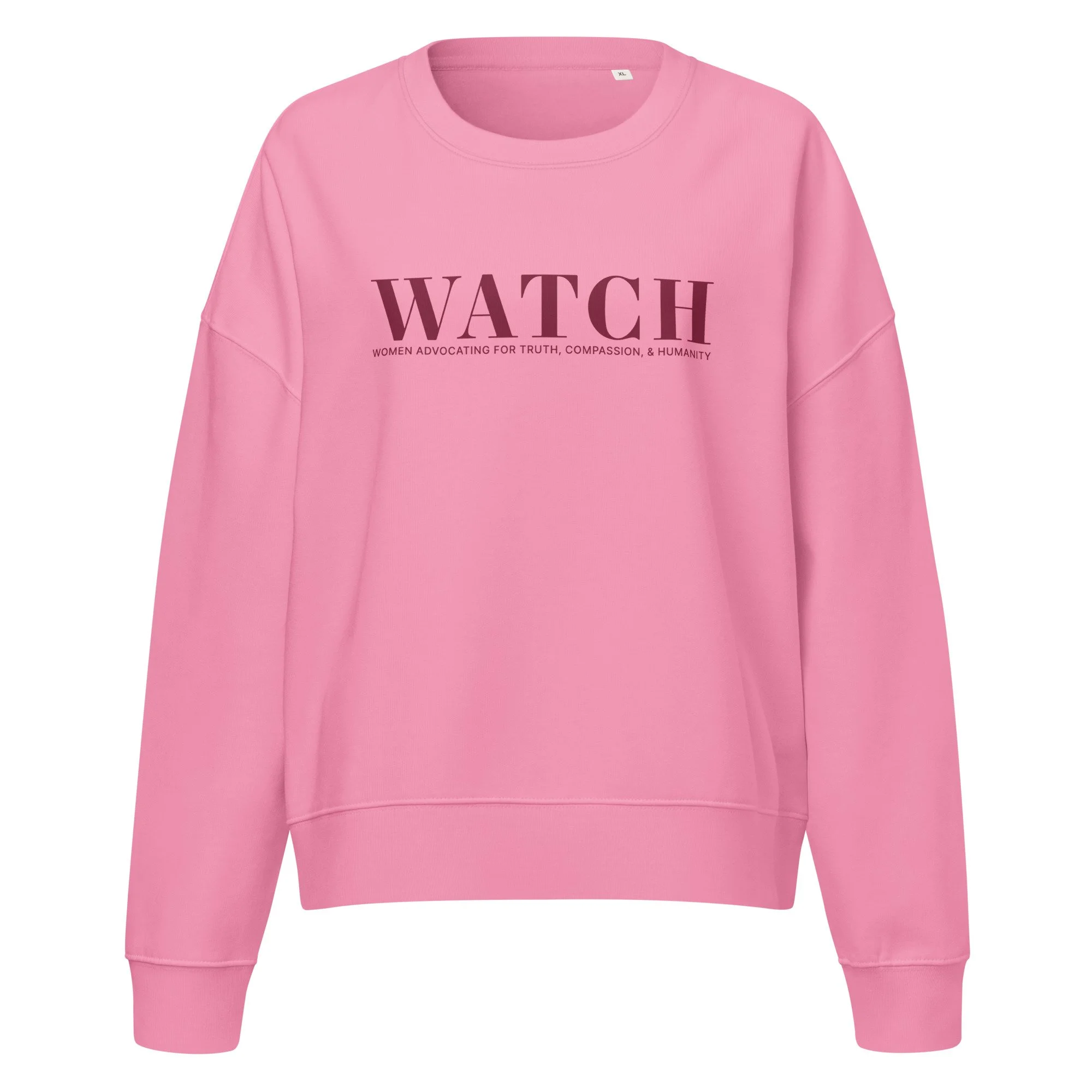 Organic crew neck sweatshirt