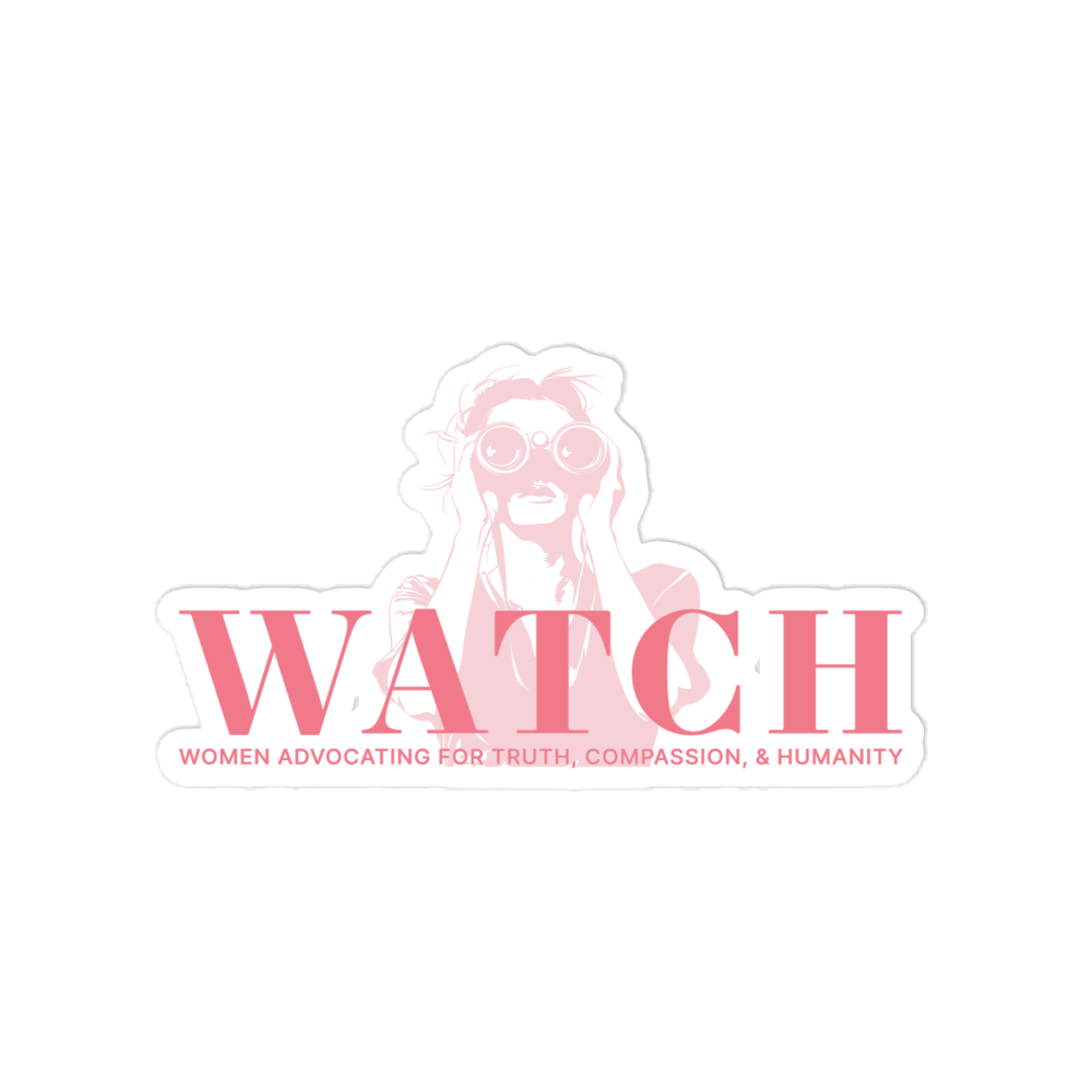 Kiss-cut WATCH Sticker