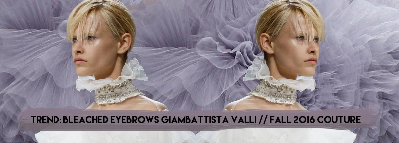 TREND: Gebleekte wenkbrauwen 