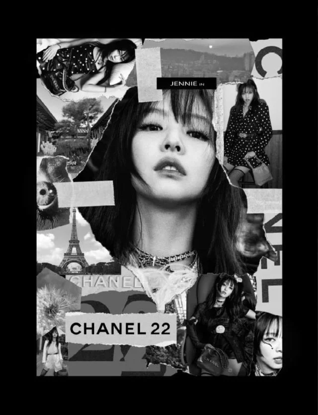 JENNIE &amp; DE CHANEL 22 BAG