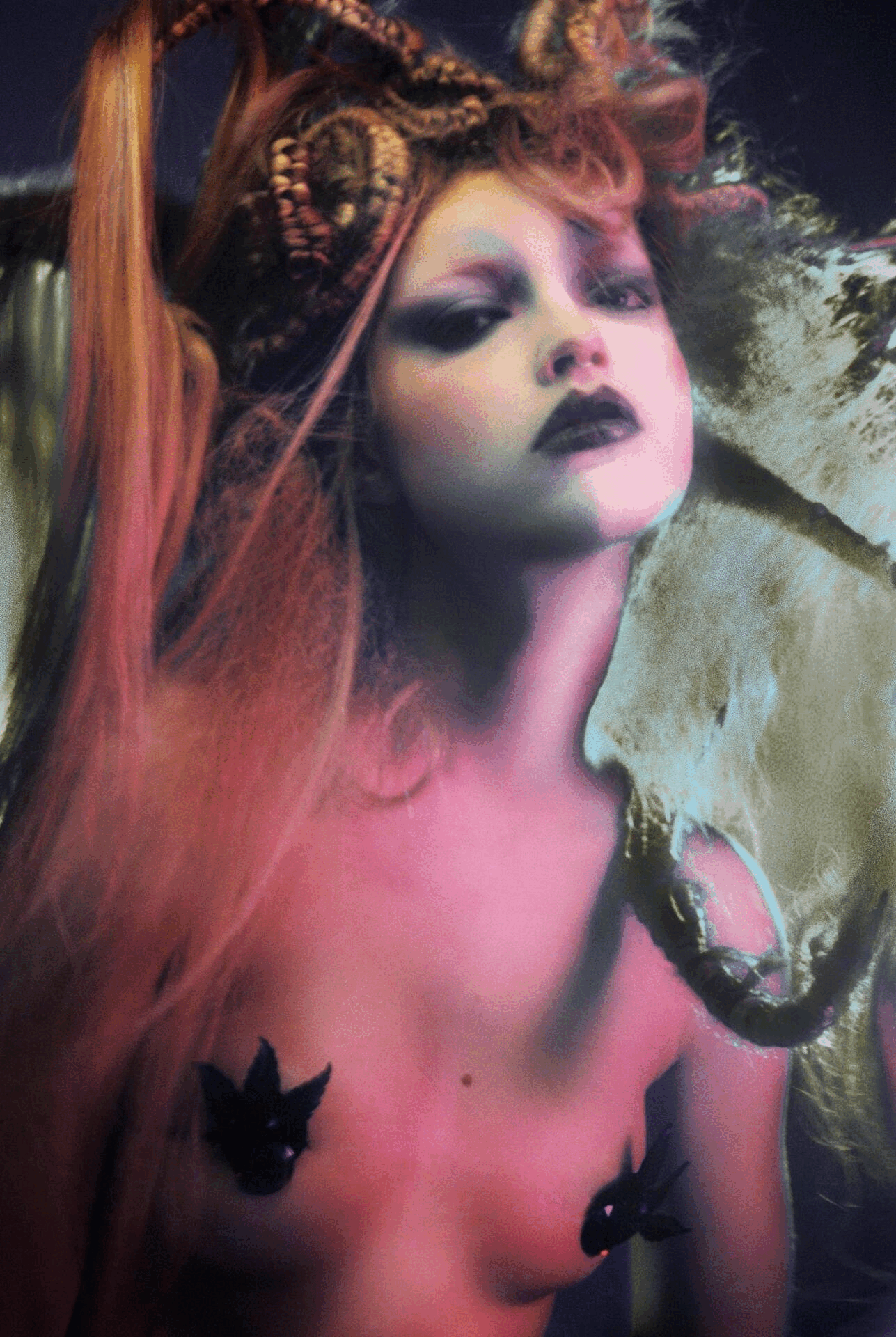      

 
    ‘Where the roses bleed backwards’    Photography: Philine den Hul / Hair: Mark van Westerop / Make-up: Minou Meijers / Styling: Philine van den Hul / Designer: Riet Pedro&nbsp;Model: alicja Owczarek via Brooks model management /Model: Al