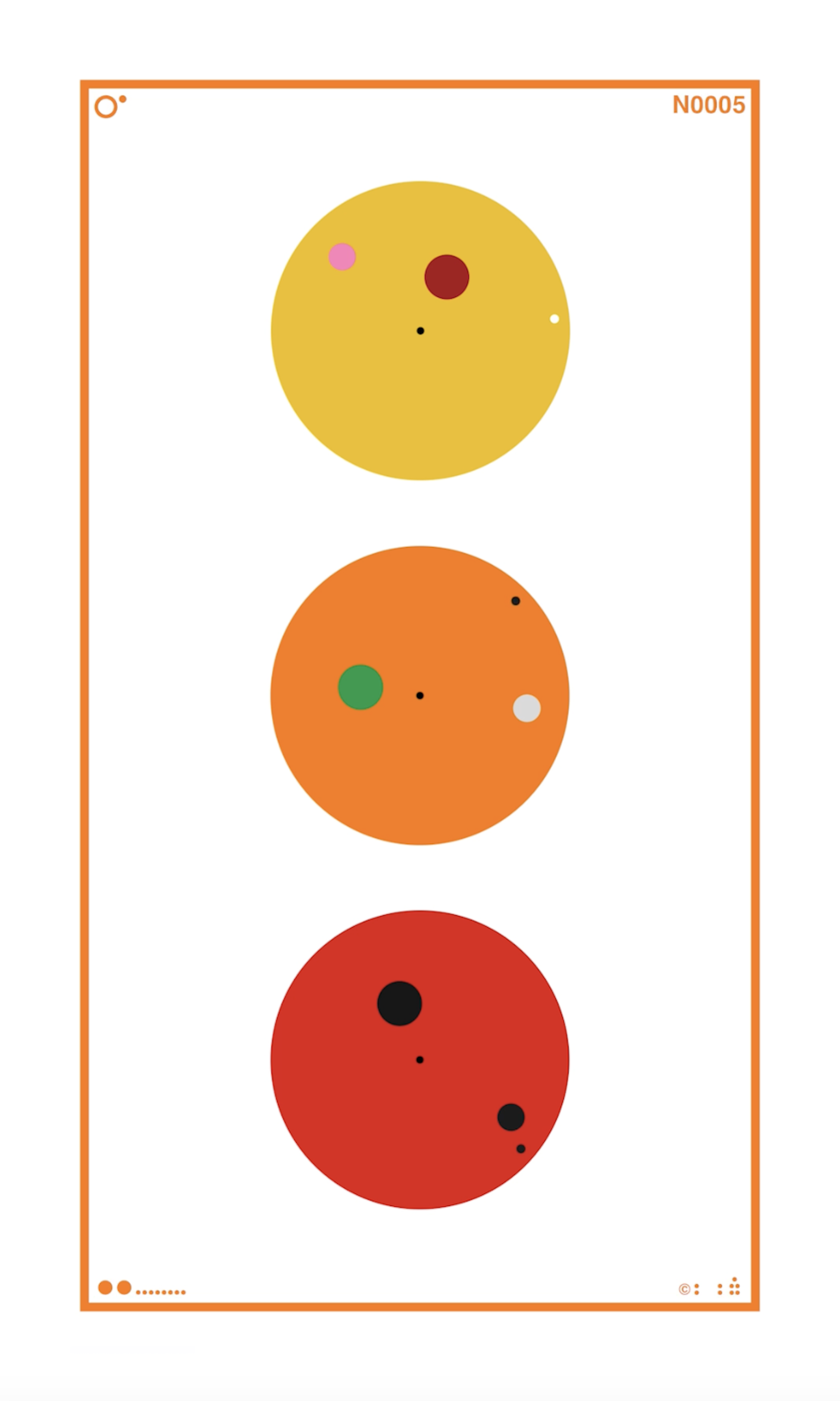  Perfect, Honest, Forgiving: Dot Dot Whatever on Circles — DIGITAL ARTS BLOG Illustration 
