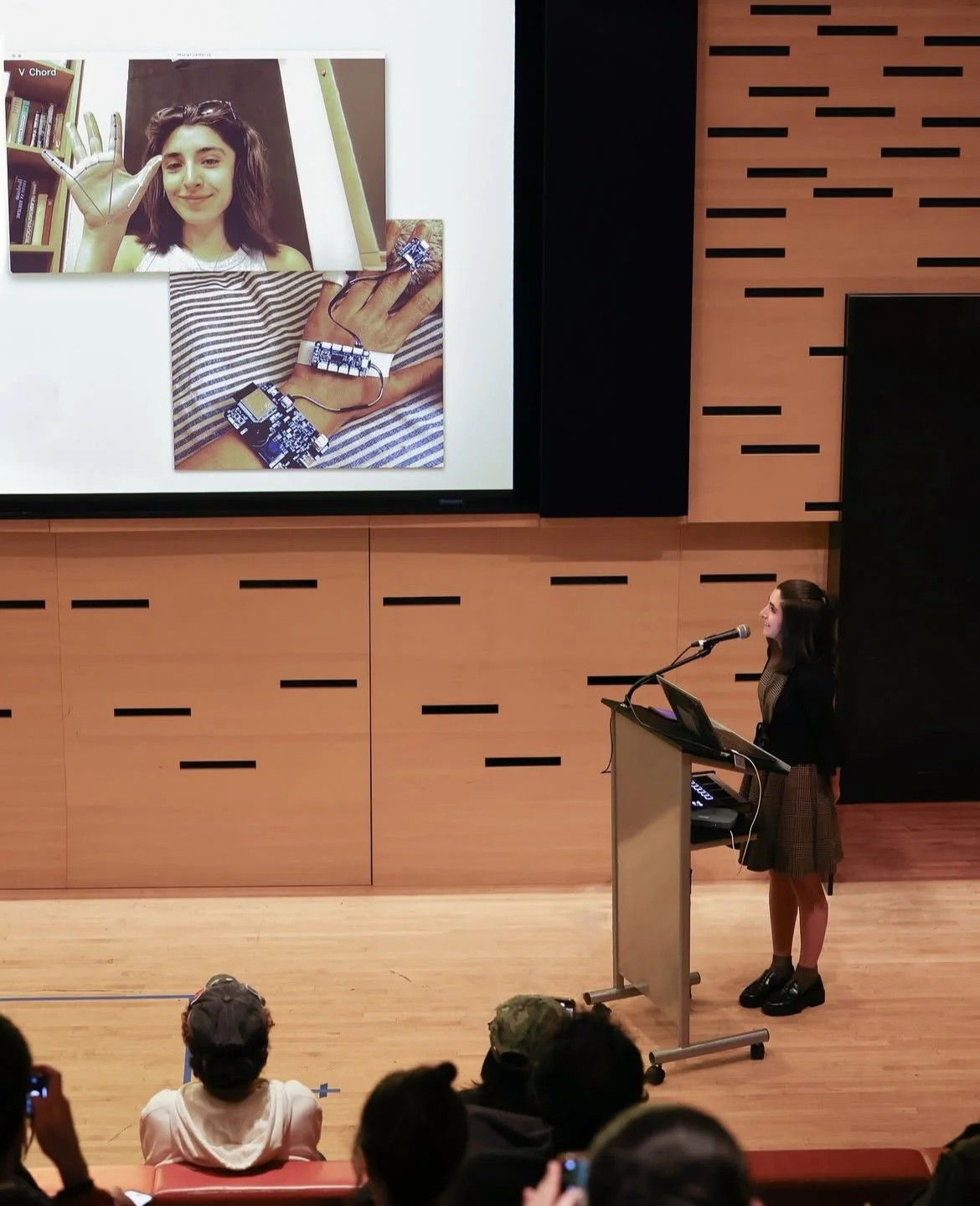 Jaeden Riley Juarez at the Columbia DSL Student Showcase