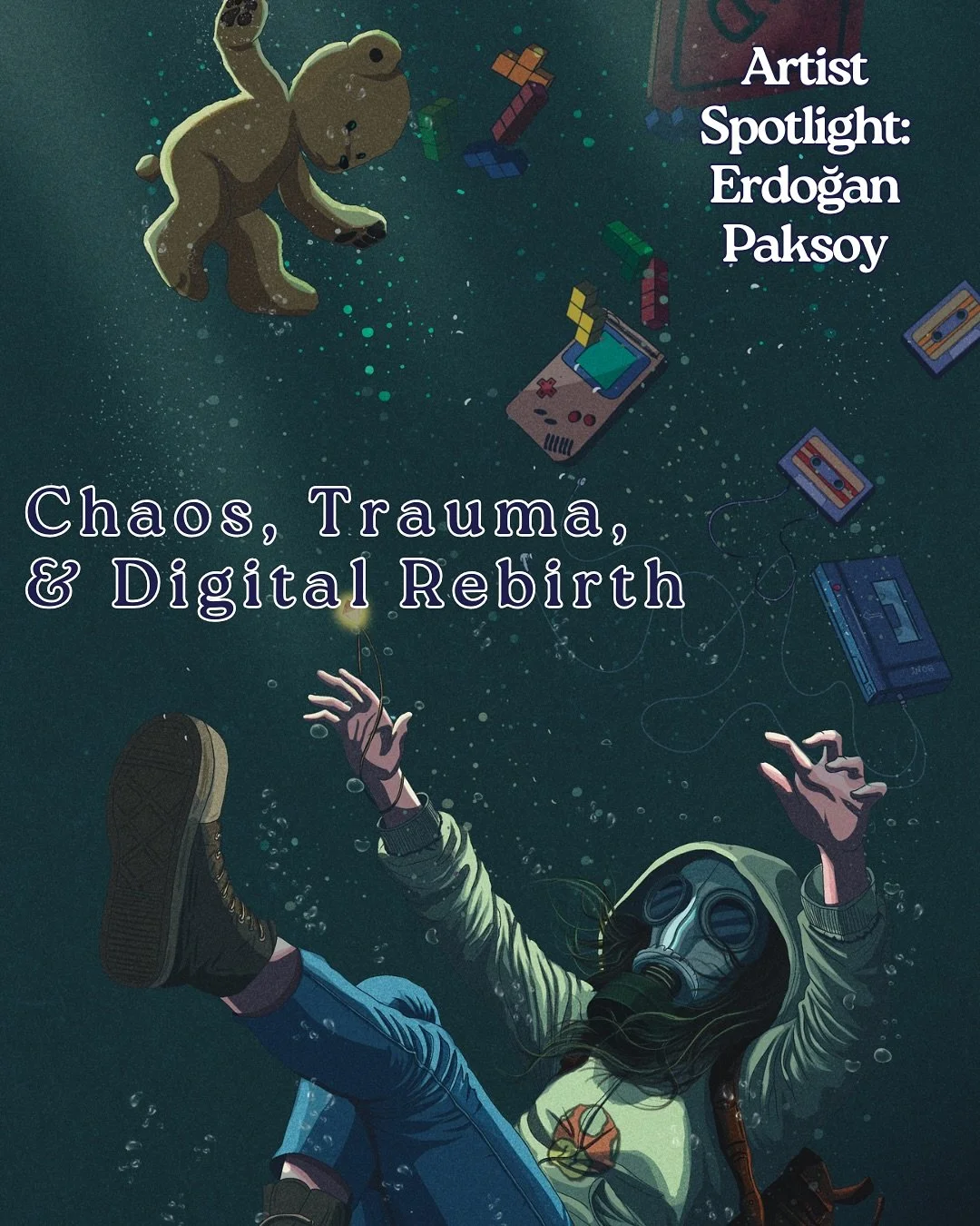 Artist Spotlight: Erdoğan Paksoy ✨ @erdoganpaksoy is a Turkish visual artist whose work bridges classical fine arts and contemporary digital practices. Trained in traditional techniques, he began integrating digital tools into his practice during the