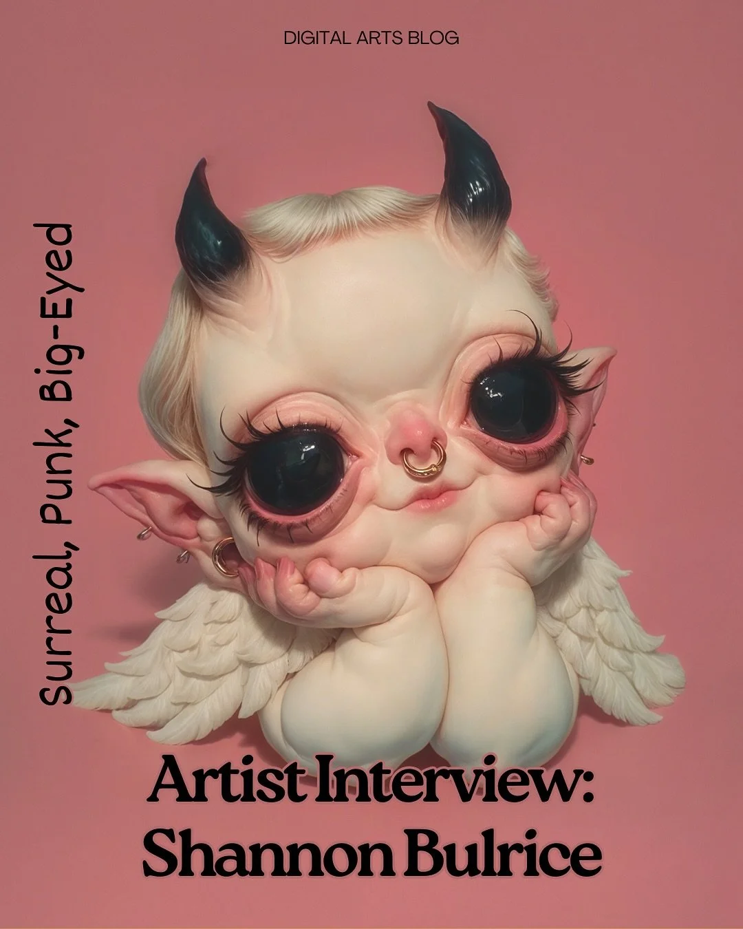 Artist Spotlight: Shannon Bulrice ✨ @momhugsss is a multidisciplinary artist who blends punk aesthetics, emotional storytelling, and emerging technologies. Her work is known for surreal, character-driven imagery that explores identity, softness, and 