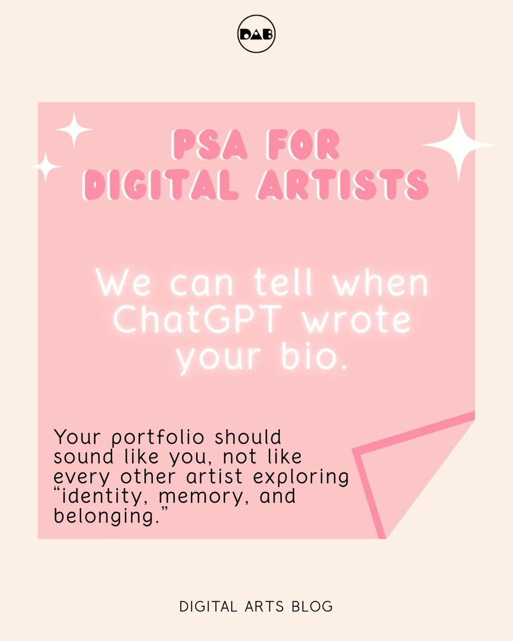 I&rsquo;ve seen so many portfolios from incredible digital artists this year &ndash; the ones that feel personal always stand out.

When an artist&rsquo;s portfolio reflects their voice, their process, and their story, it&rsquo;s instantly memorable.