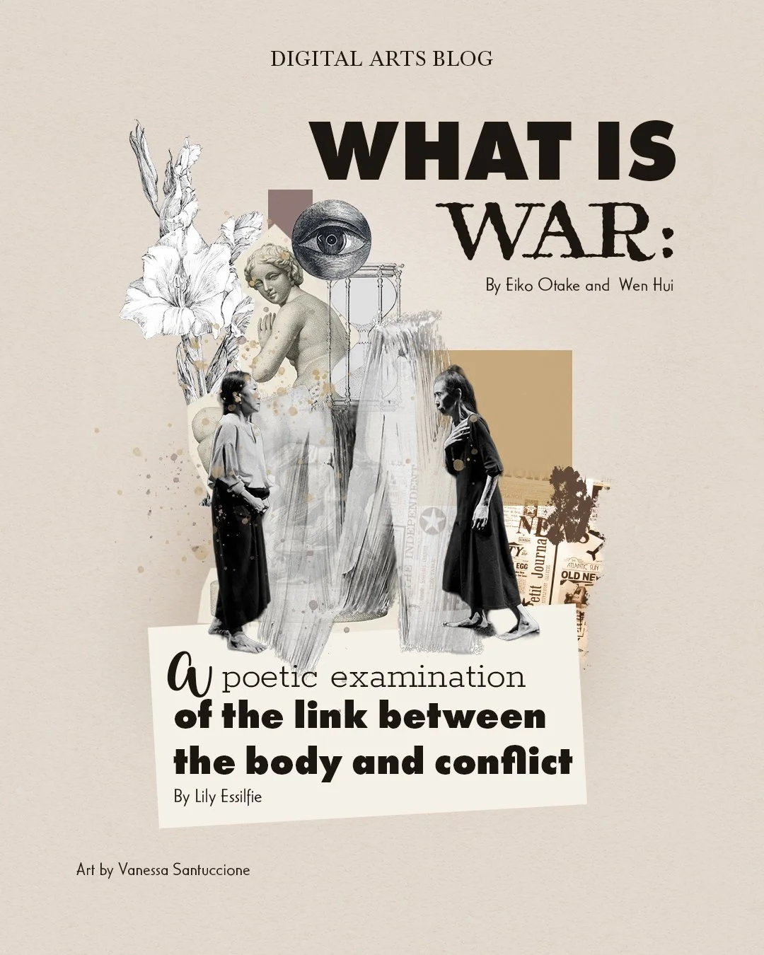 &ldquo;From Tuesday, October 21st to Saturday, October 25th, the Brooklyn Academy of Music presented What is War, a poetic performance created by Eiko Otake and Wen Hui. I had the pleasure of attending the Friday showing and witnessing the creators e