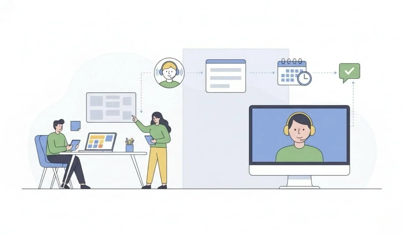 Client Onboarding Workflows Supported by an AI Virtual Receptionist
