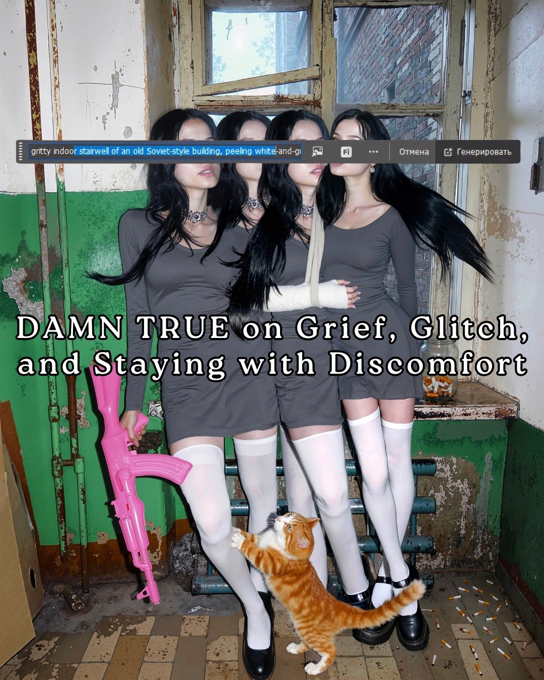 Artist Spotlight: DAMN TRUE ✨ @damn__true works at the intersection of digital decay, memory, and emotional distortion, building a visual language from personal archives, neural glitches, and the raw textures of everyday life. Rooted in contemporary 