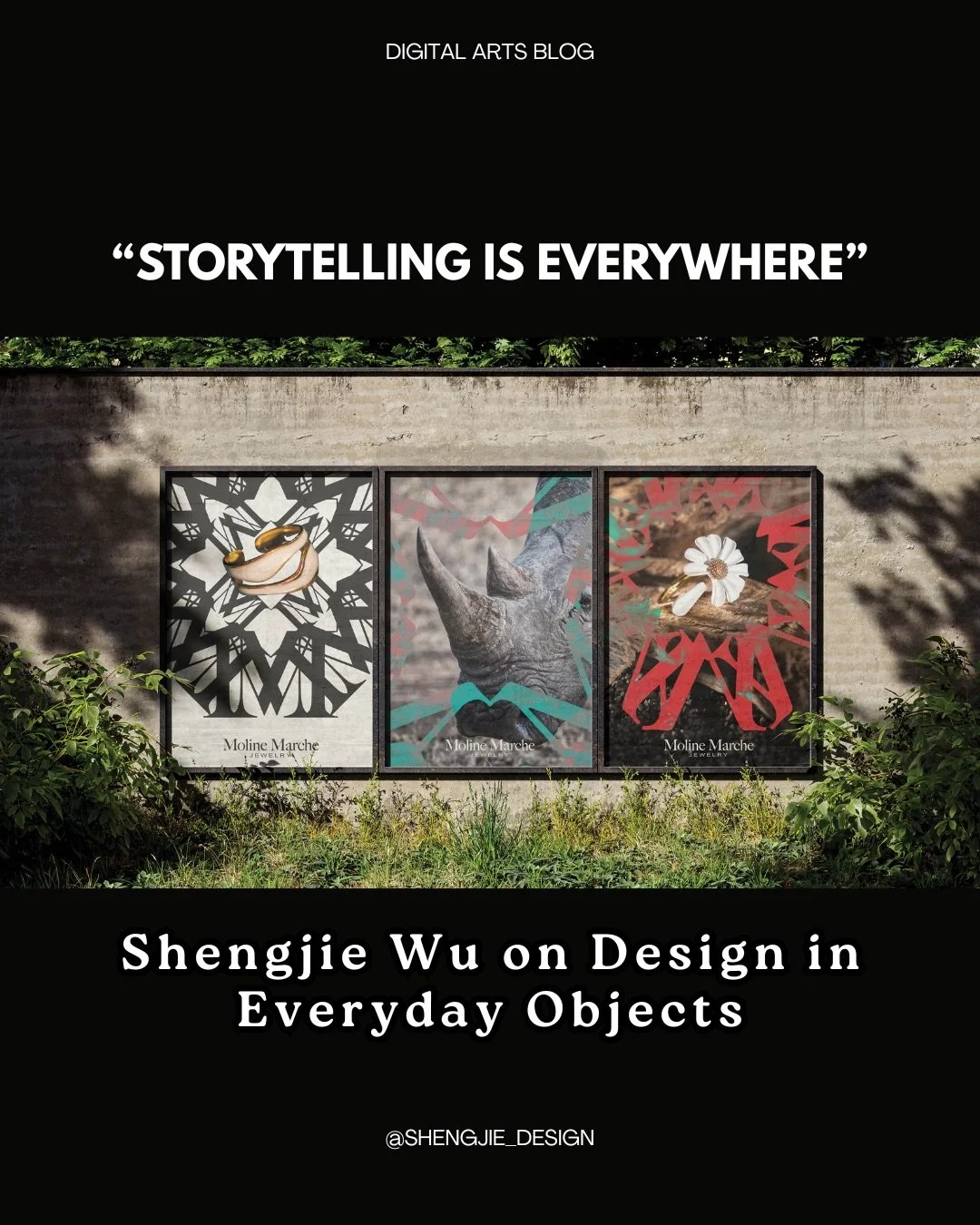 Artist Spotlight: Shengjie Wu ✨ @shengjie_design is a designer specializing in brand identity, art direction, and book design. Originally from Shenzhen and now based in Los Angeles, he currently works at the Petersen Automotive Museum, where his inte