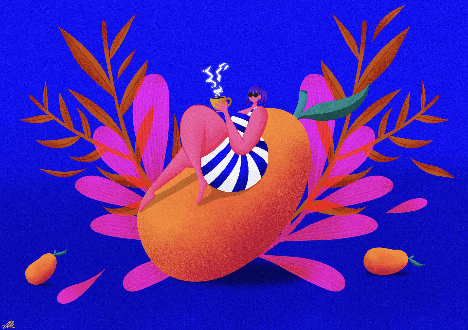 Chilling By Mango Karina Aurelia Digital Arts Blog.png