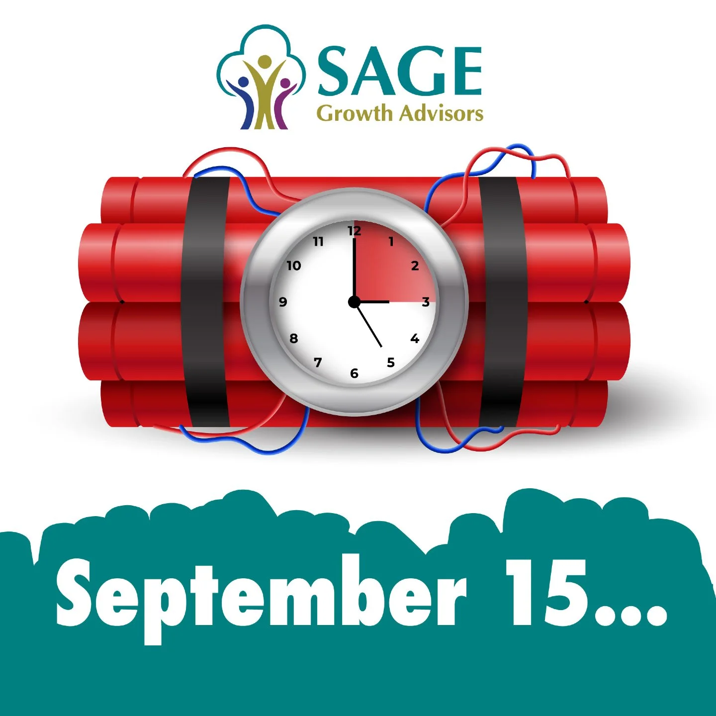 🚨 September 15th: When &quot;extension&quot; feels less like a break and more like a countdown! ⏰

But don't fret&mdash;we've defused this bomb before. 😉

💡 Pro tip: Stay ahead of deadlines and keep the stress away! Don't let the next tax season s