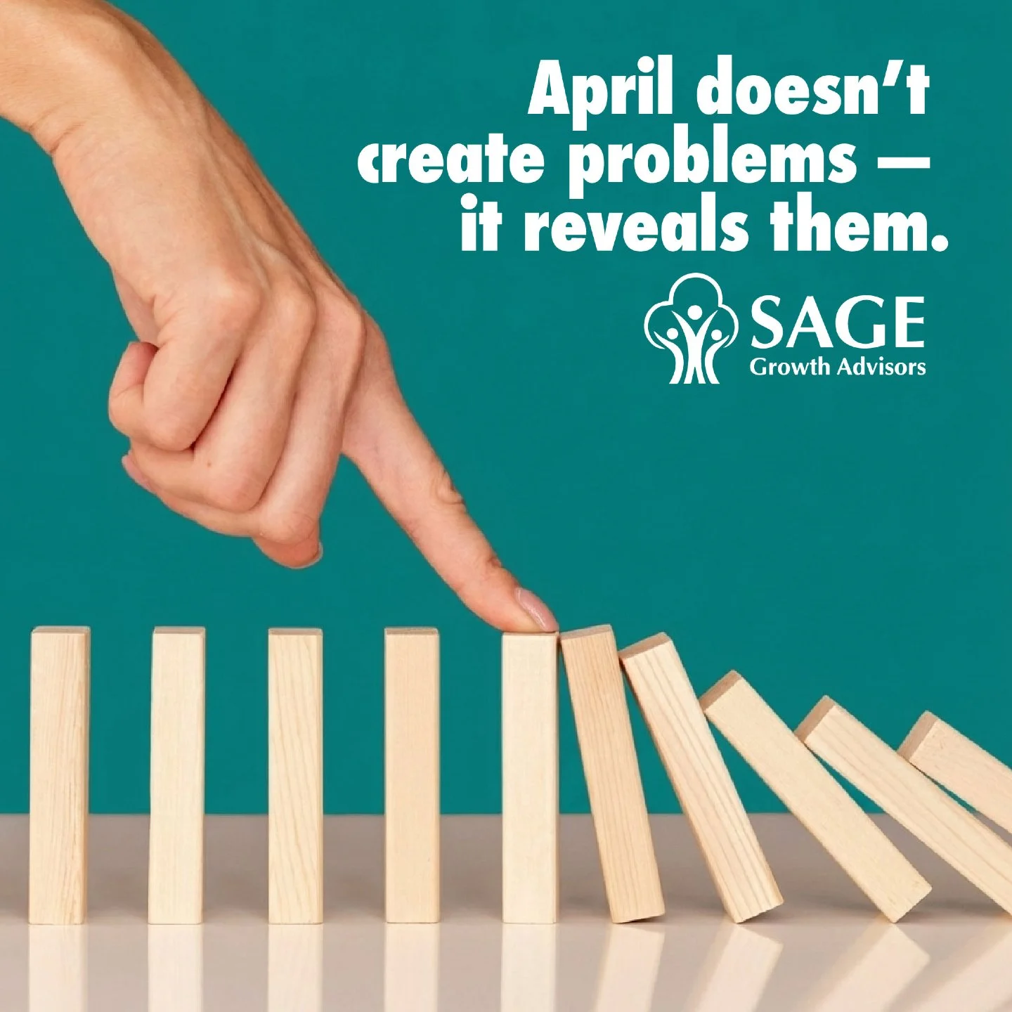 If April 🌦 surprises you, the problem started in December. Nobody likes tax 💰 surprises. But here&rsquo;s the pattern every year:

Business owners avoid their numbers all year&hellip; then feel blindsided in April. April doesn&rsquo;t create proble