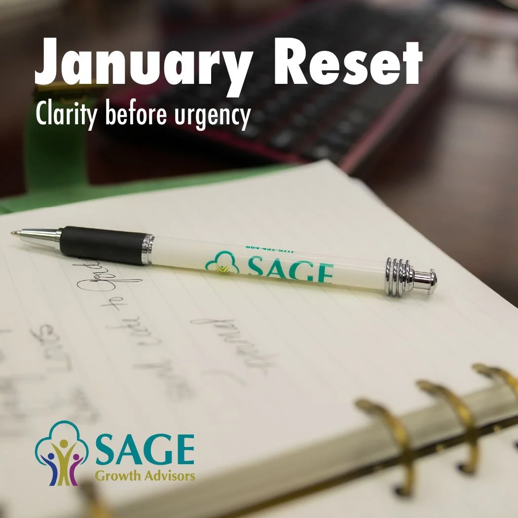 January 🌟 has a way of showing up loud&mdash;new goals 🎯, new pressure, new expectations. But strong businesses aren&rsquo;t built on urgency. They&rsquo;re built on clarity.

This is the month 🗓️ to understand your numbers, identify what actually
